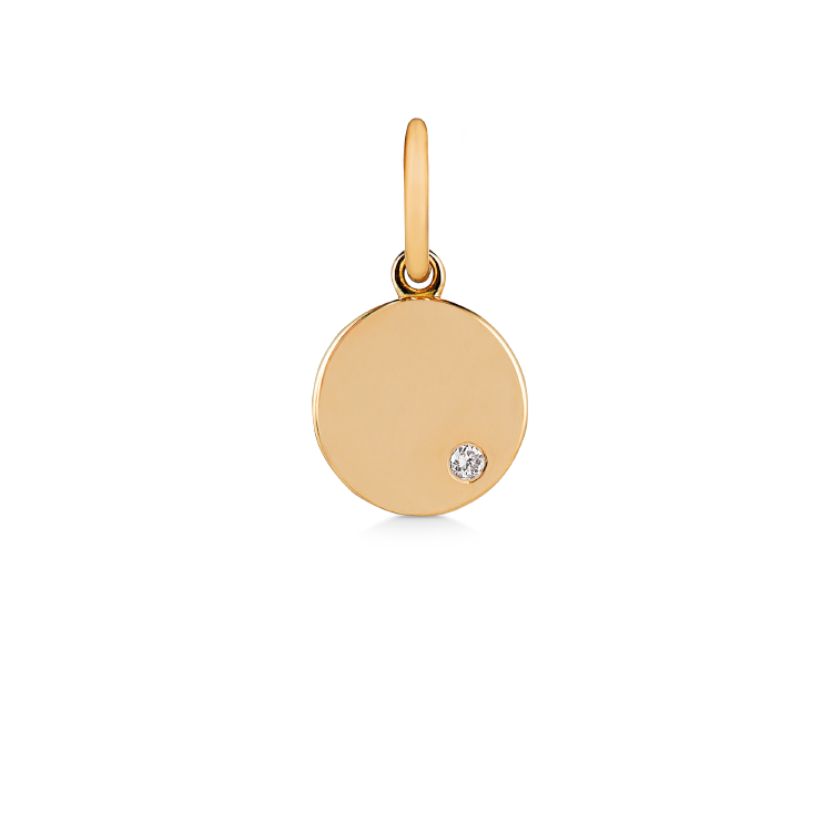 Signet vedhæng - 18kt Rødguld