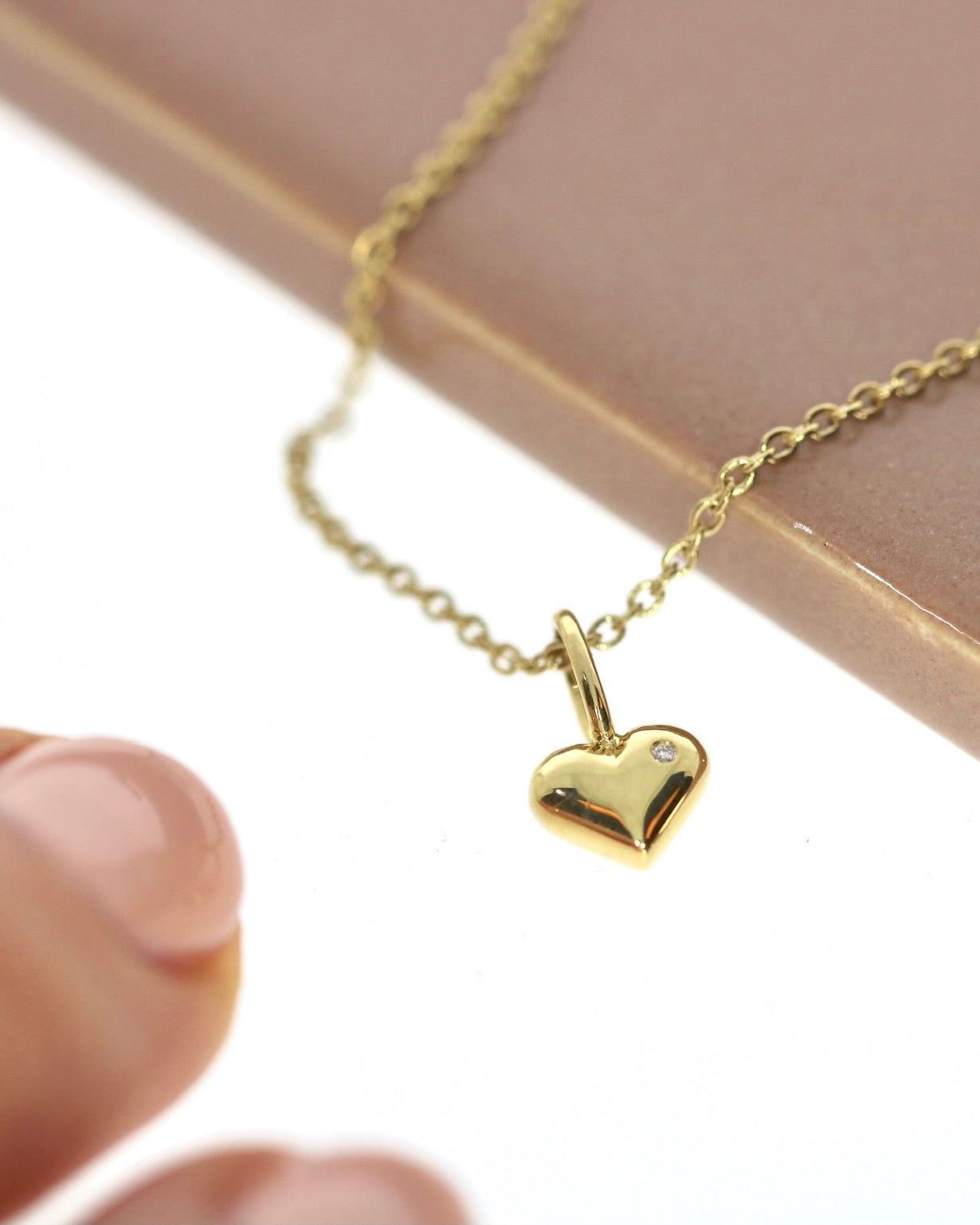 Symbols My Heart vedhæng - 18kt Rødguld
