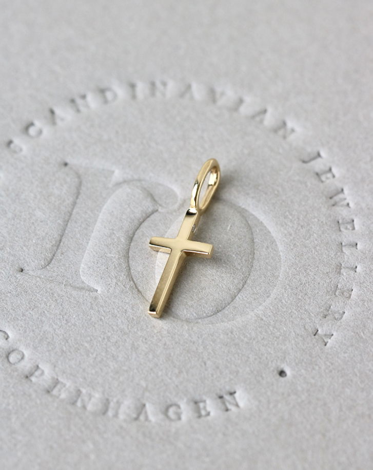 Symbols Kors vedhæng - 18kt Rødguld