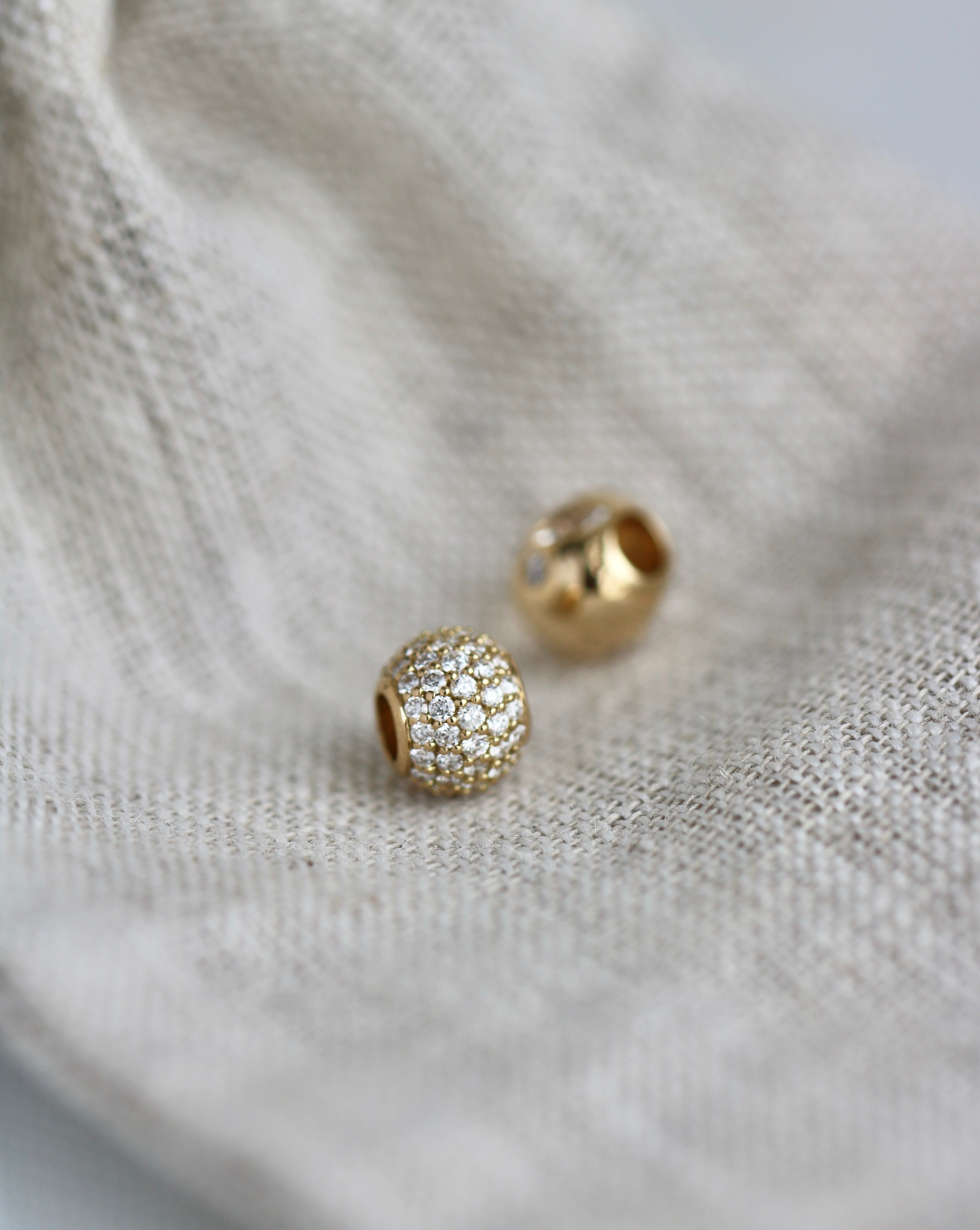 Inner Peace Petit Diamant perle - 18kt Rødguld