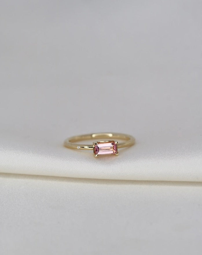 Nord Pink ring S - 18kt Rødguld