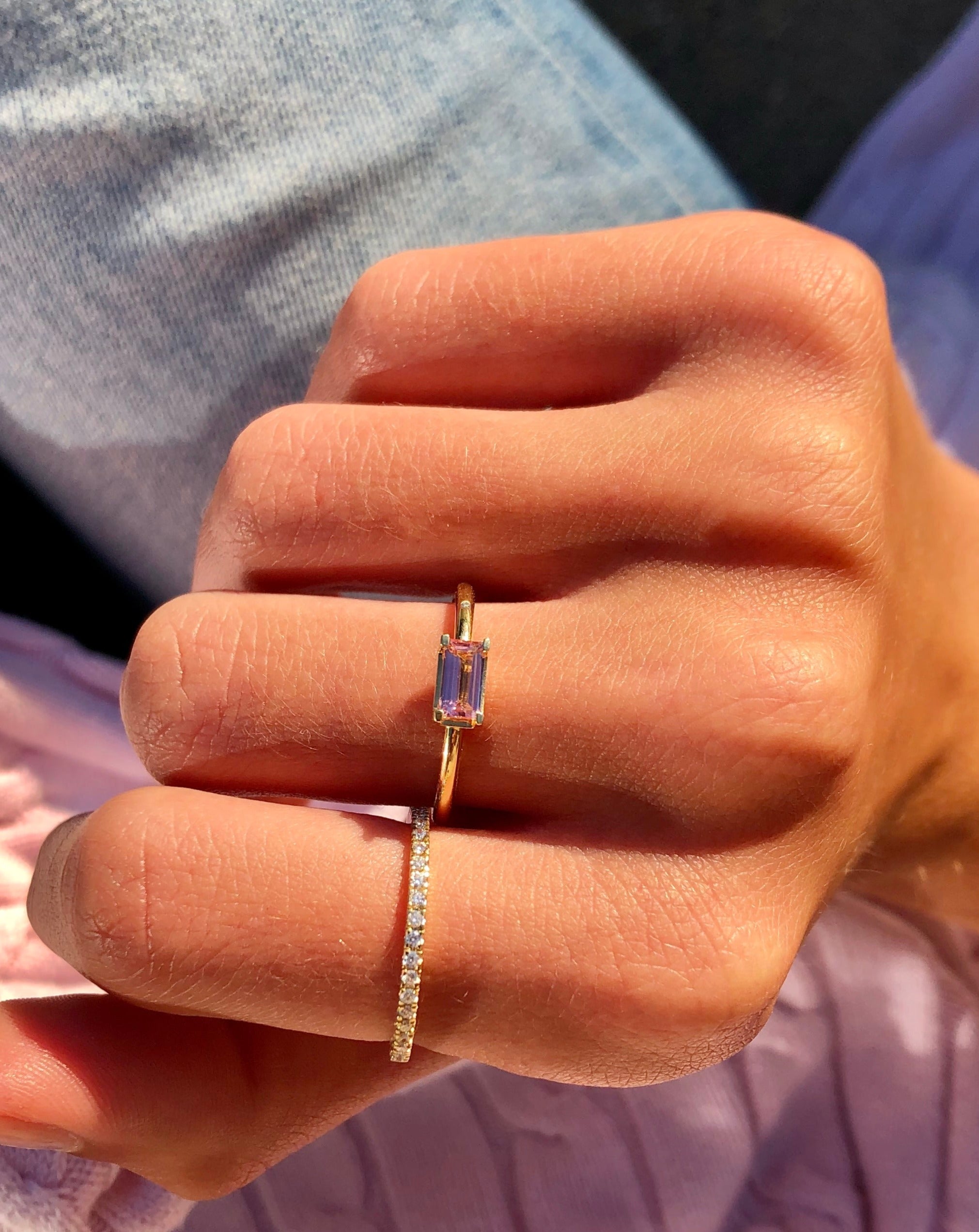 Nord Pink ring S - 18kt Rødguld