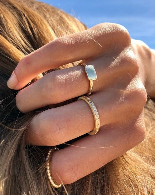 Orbit Alliancering - 18kt Hvidguld