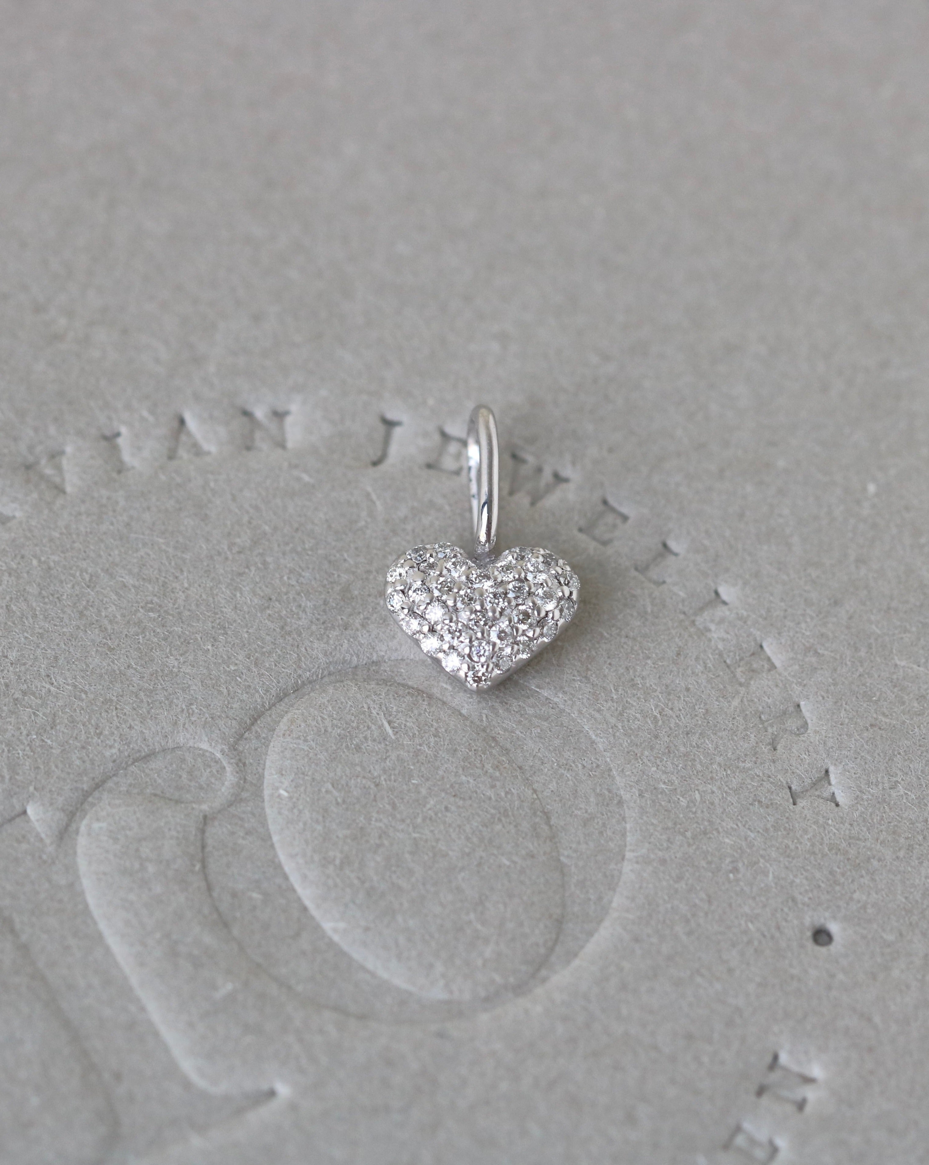 Symbols My Heart Diamant vedhæng - 18kt Hvidguld
