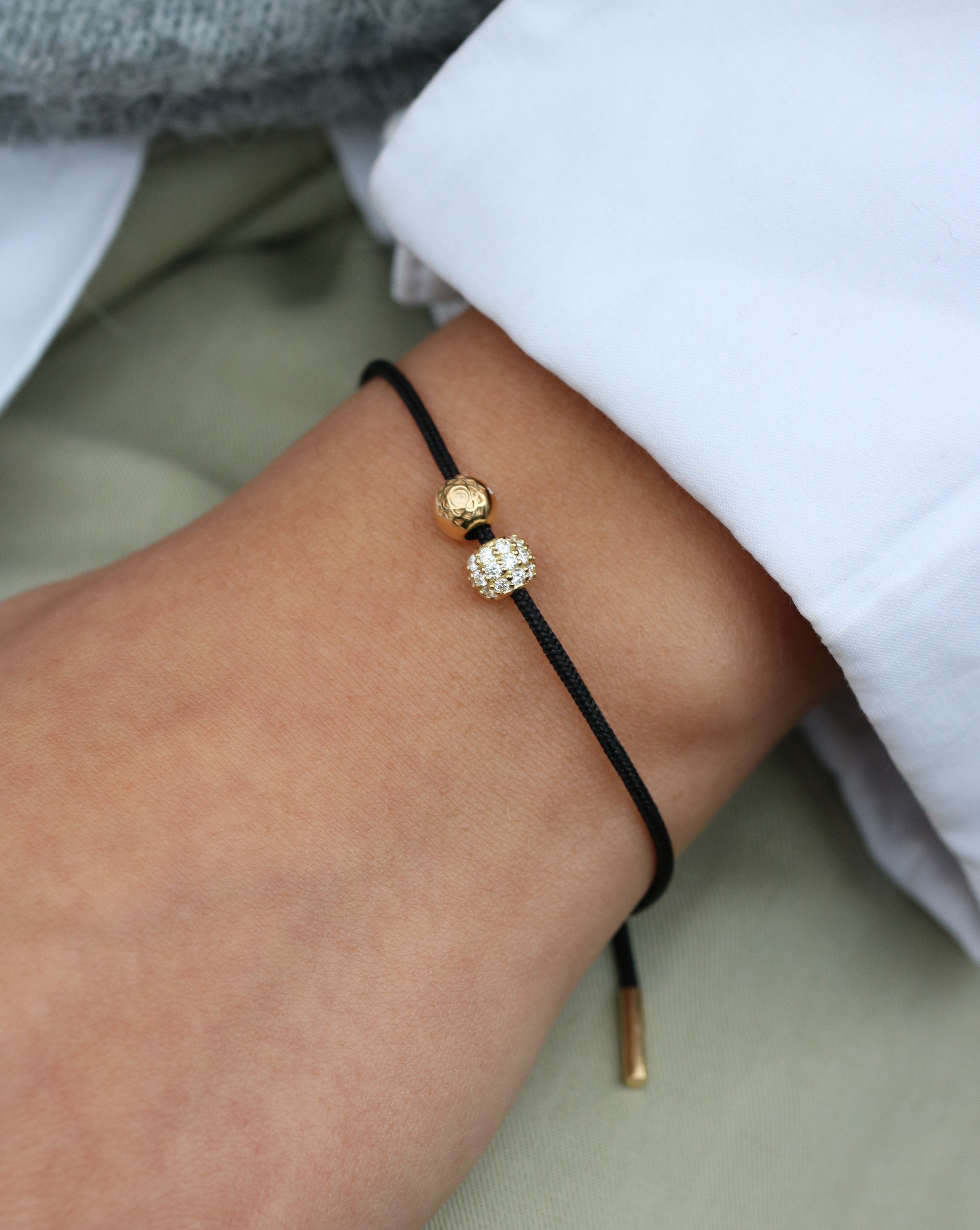 Inner Peace Petit Diamant perle - 18kt Hvidguld