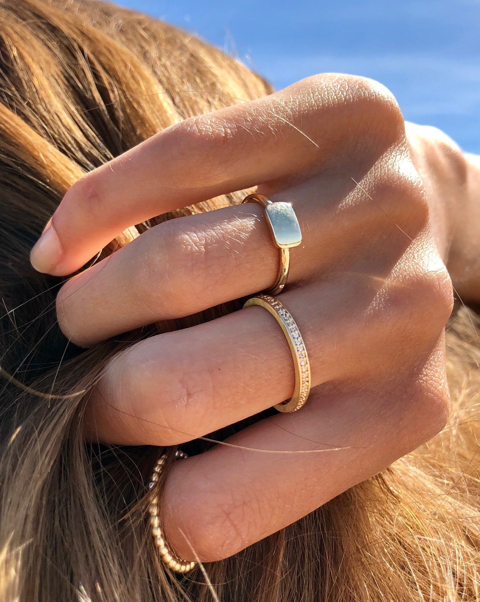 Orbit Alliancering - 18kt Rødguld