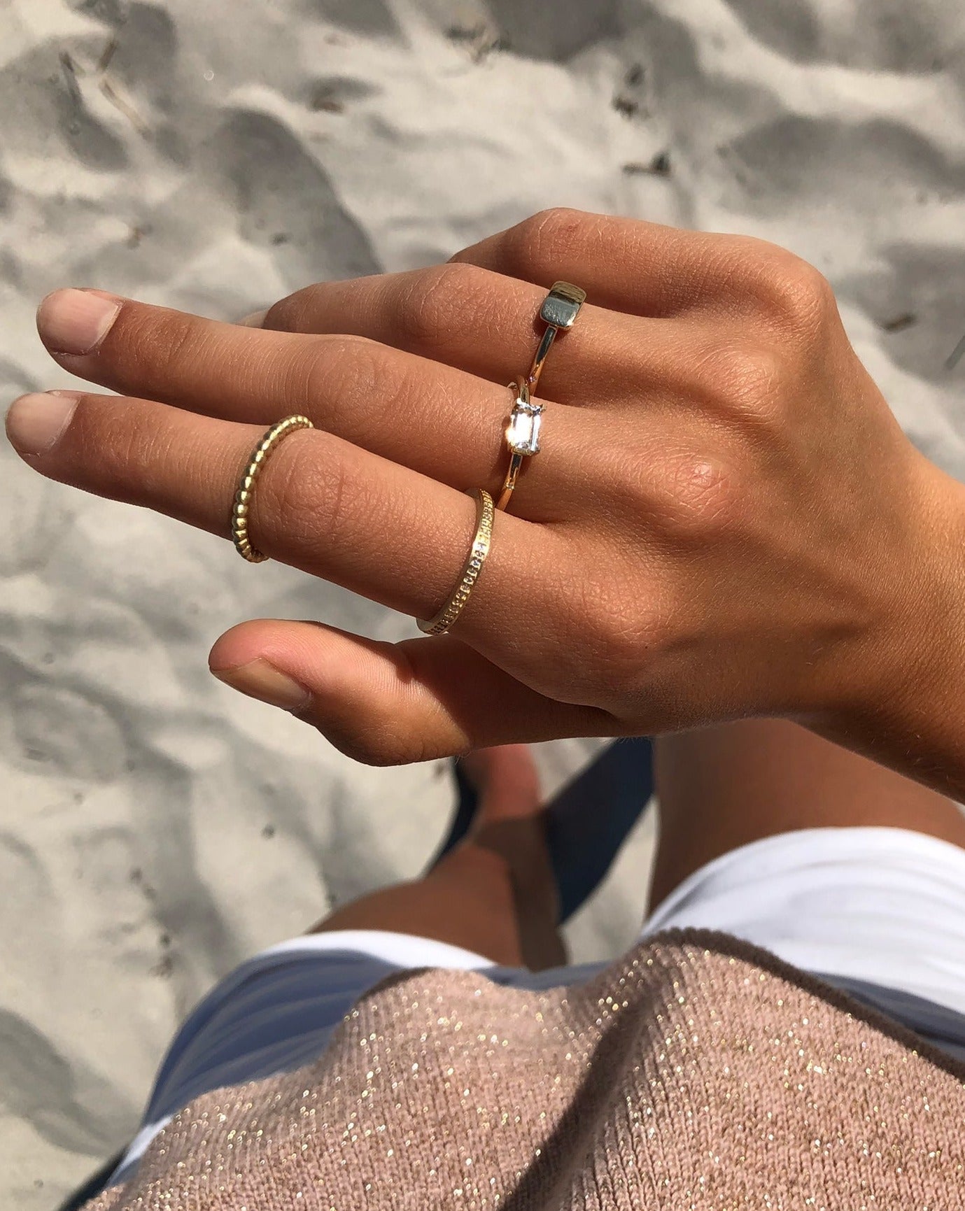 Orbit Alliancering - 18kt Rødguld