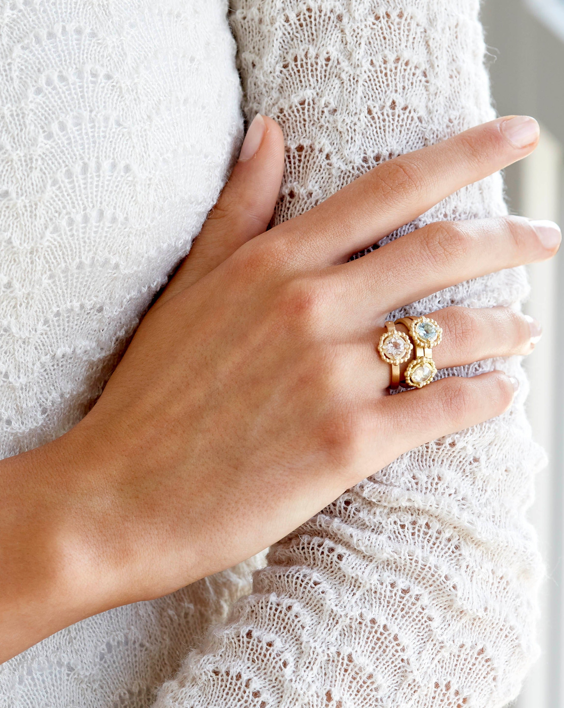 Orbit Rose ring - 18kt Rødguld