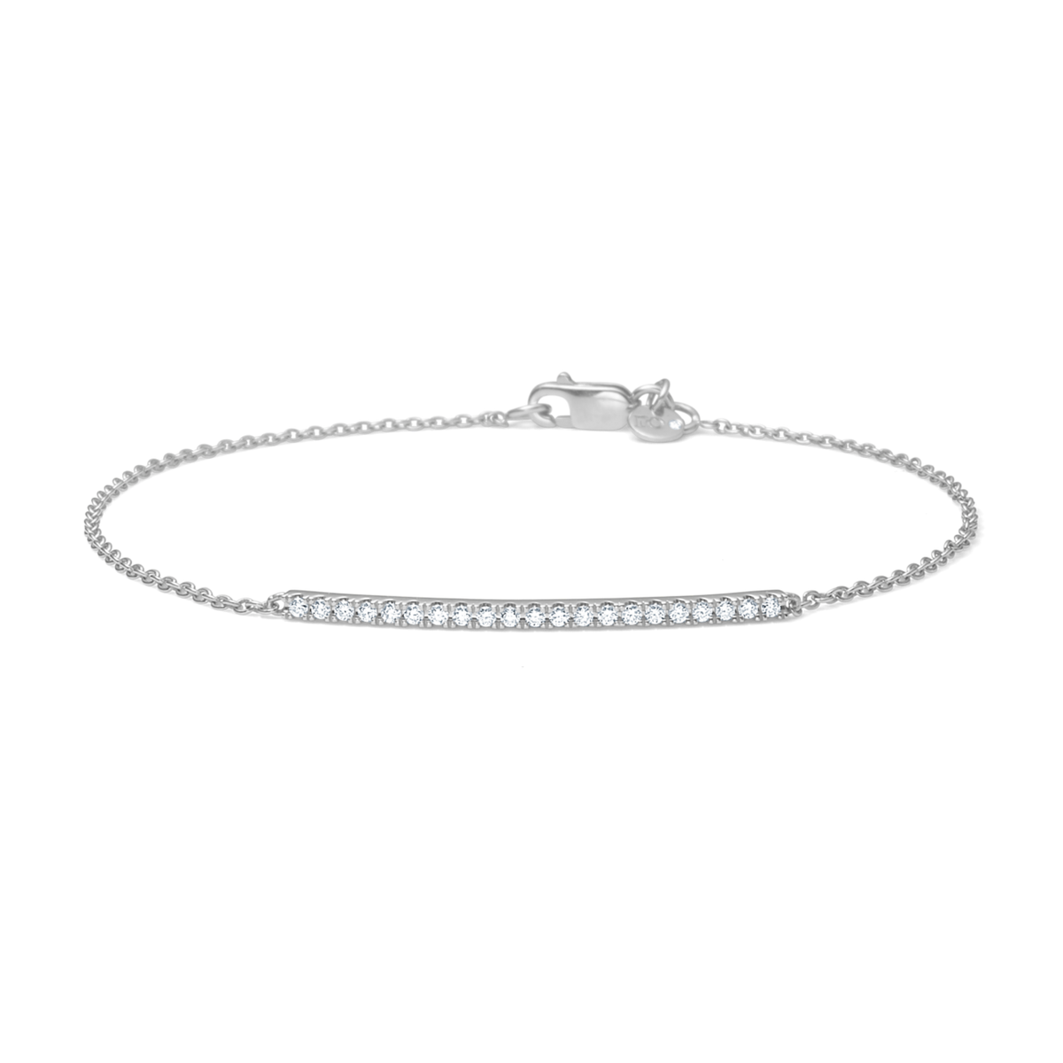 Rock Classic diamantarmbånd - 18kt Hvidguld