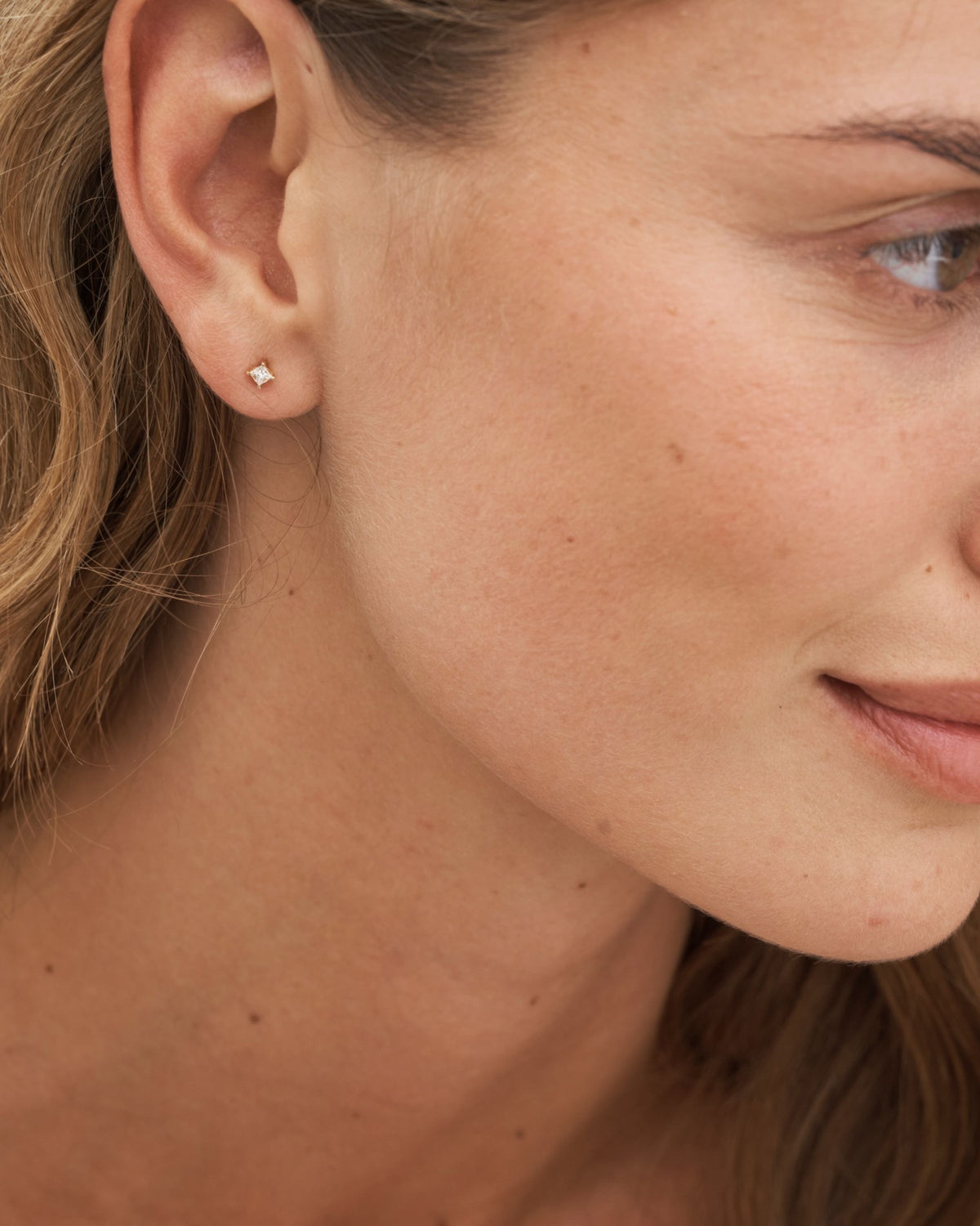 Meant to Be Her Forever ørestik I - 18kt Hvidguld