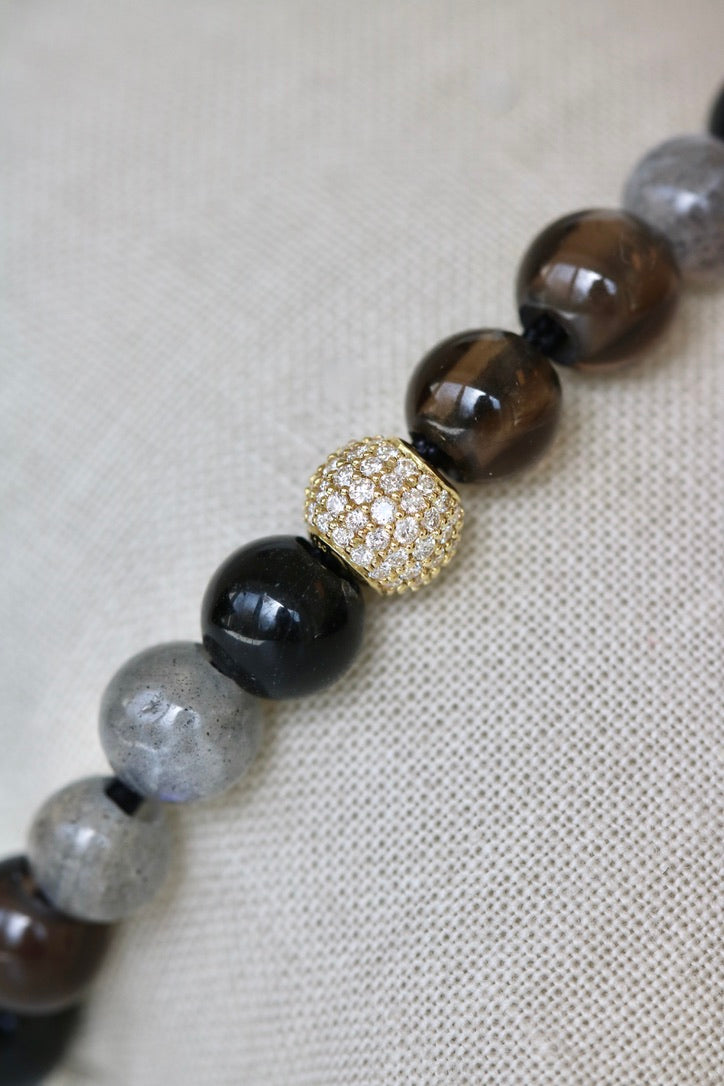 Inner Peace Handlekraft armbånd - 18kt Rødguld