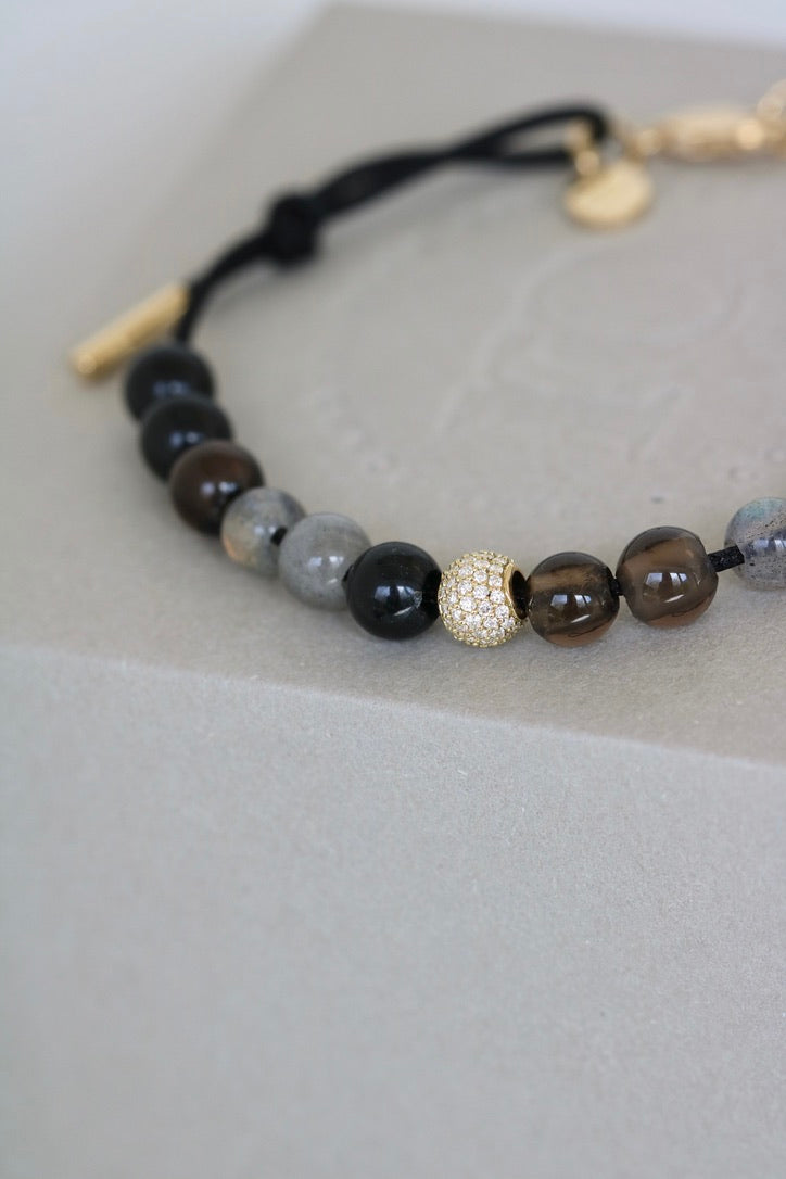 Inner Peace Handlekraft armbånd - 18kt Rødguld