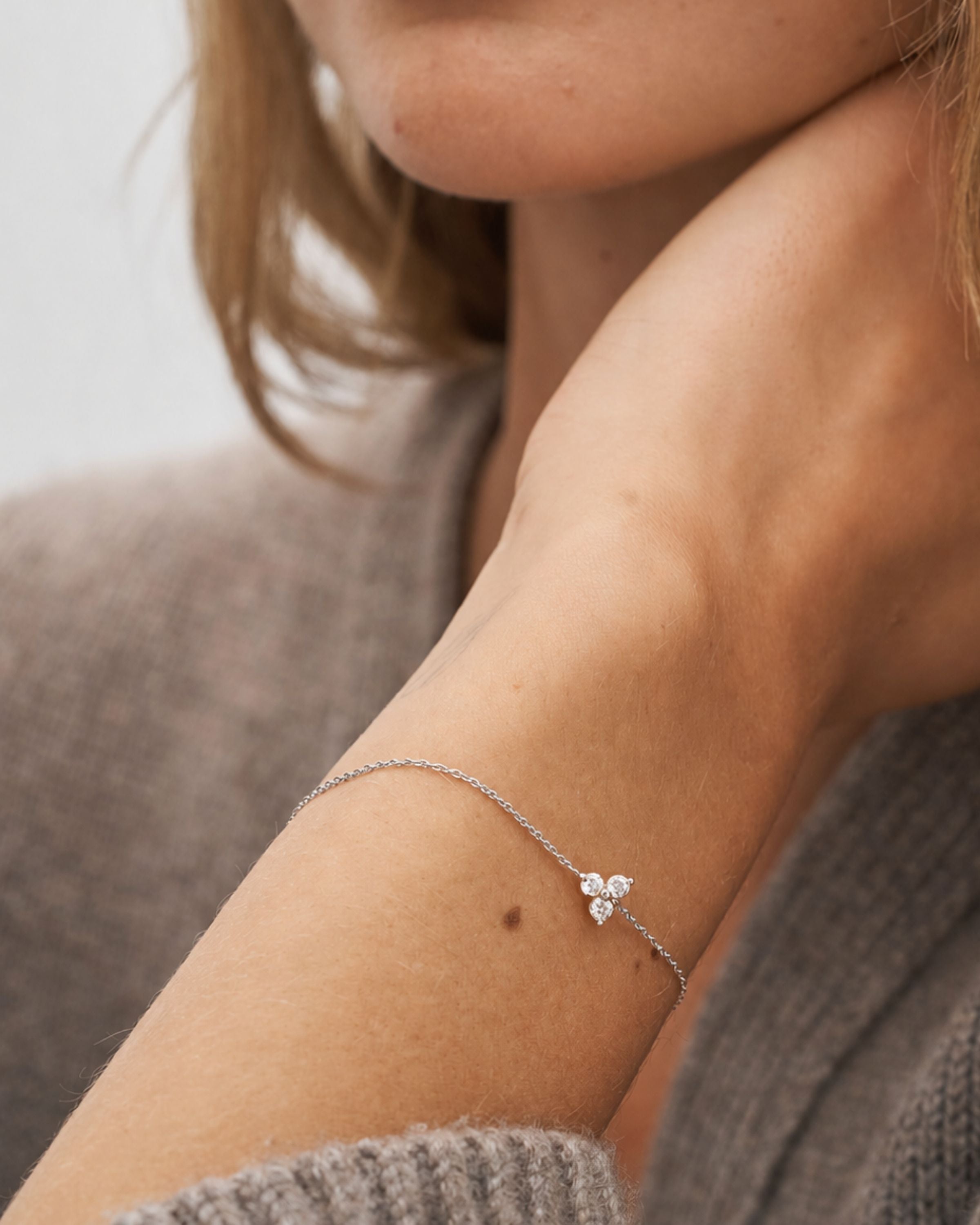 Fryd diamant armbånd - 18kt Hvidguld