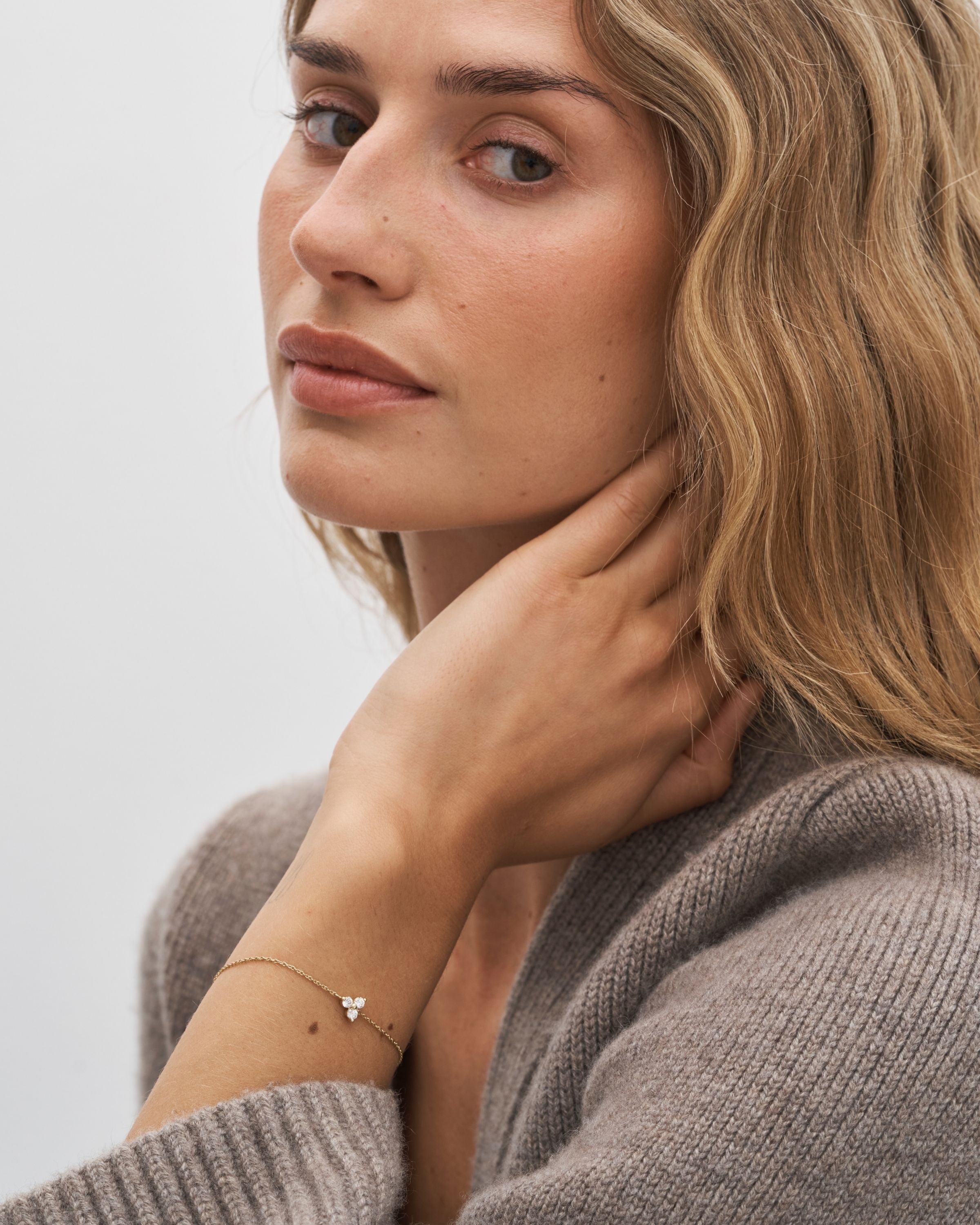 Fryd diamant armbånd - 18kt Rødguld