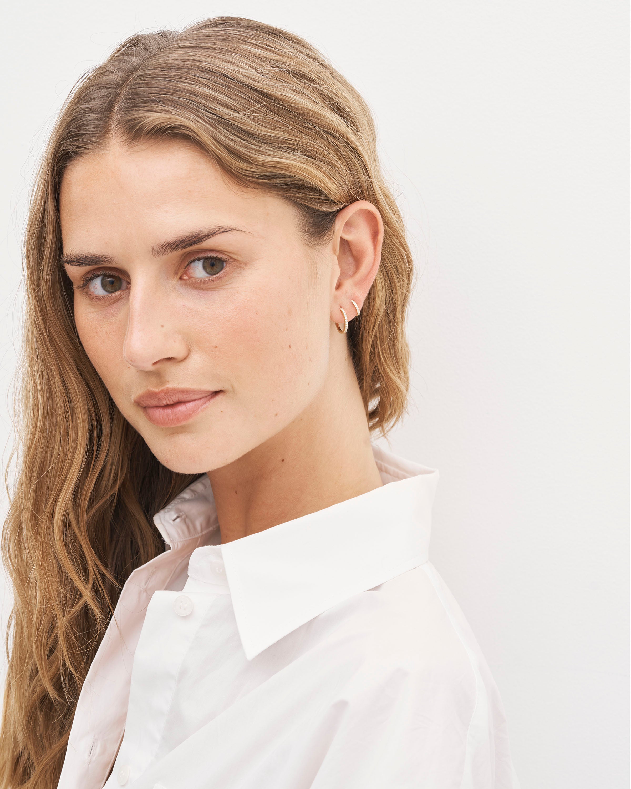 Rock Classic diamantcreol I - 18kt Rødguld