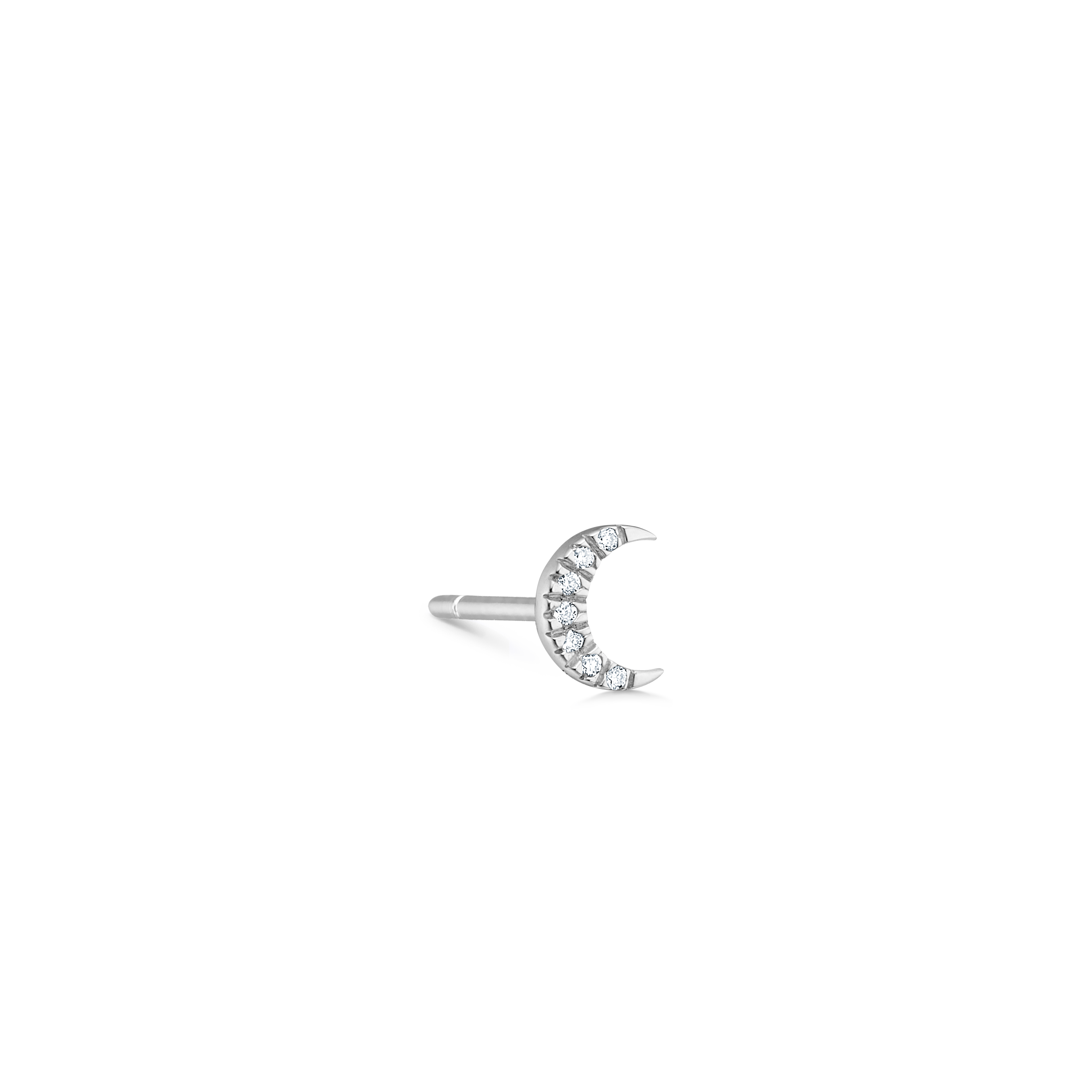 Symbols Half Moon diamantørering - 18kt Hvidguld