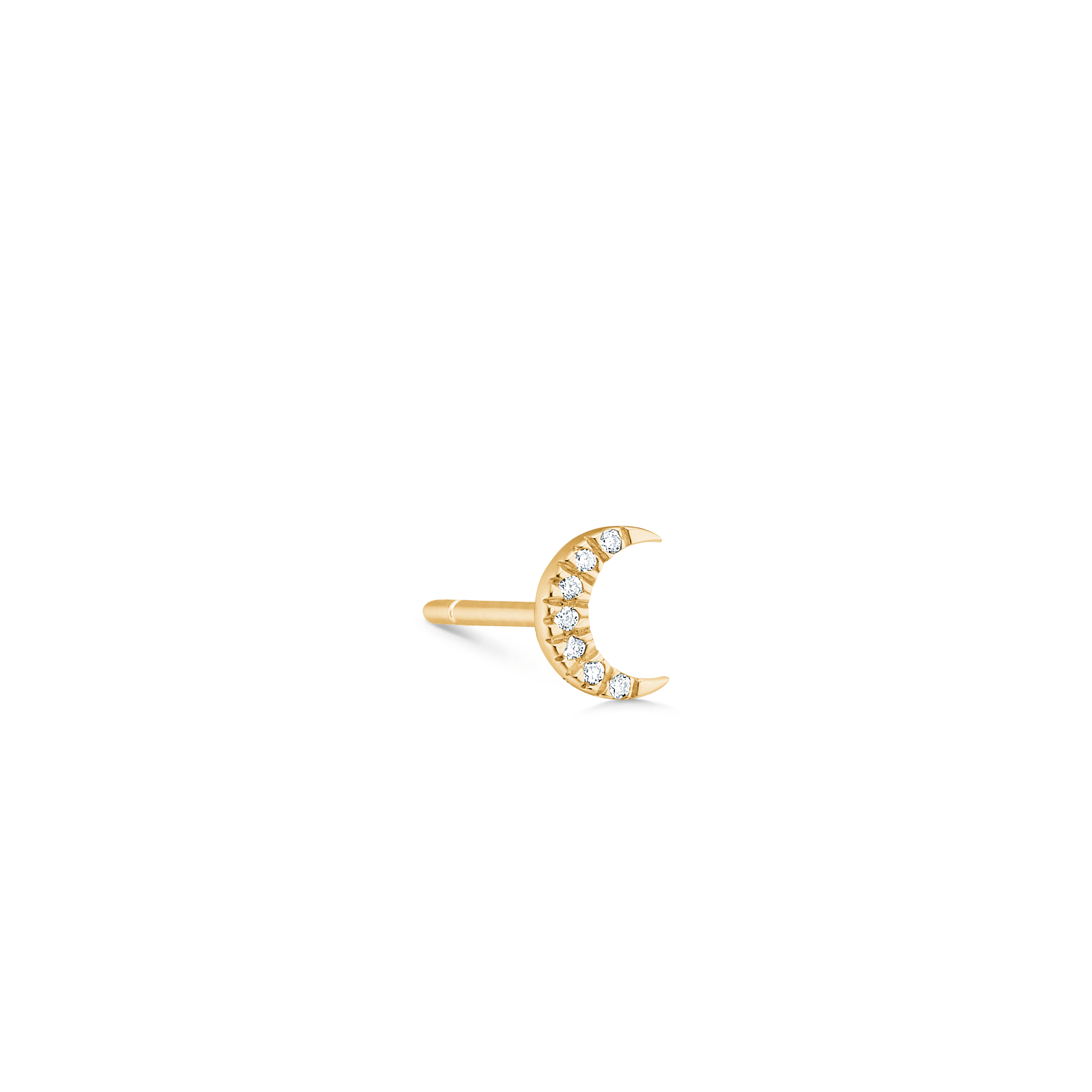 Symbols Half Moon diamantørering - 18kt Rødguld