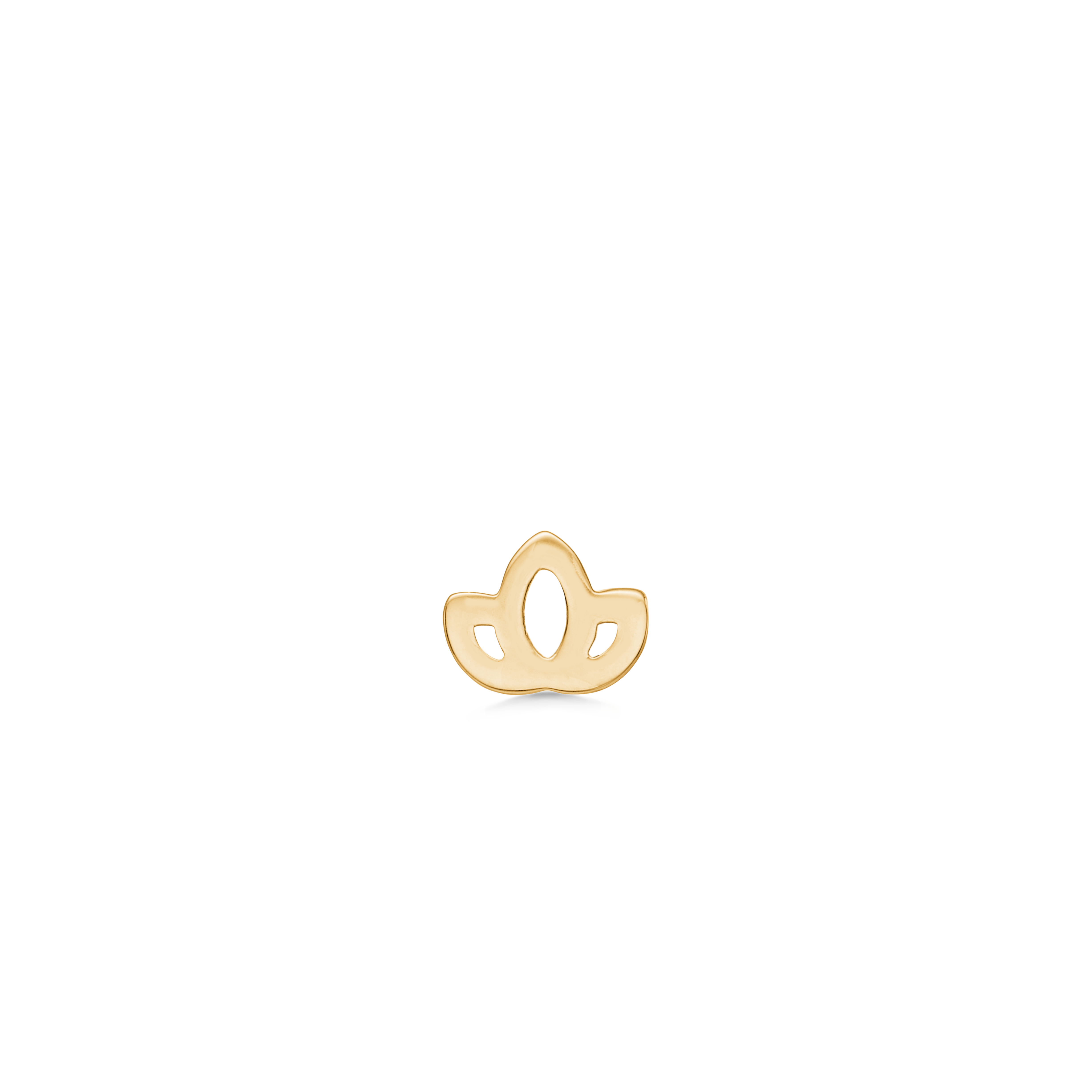 Symbols Lotus ørering - 18kt Rødguld