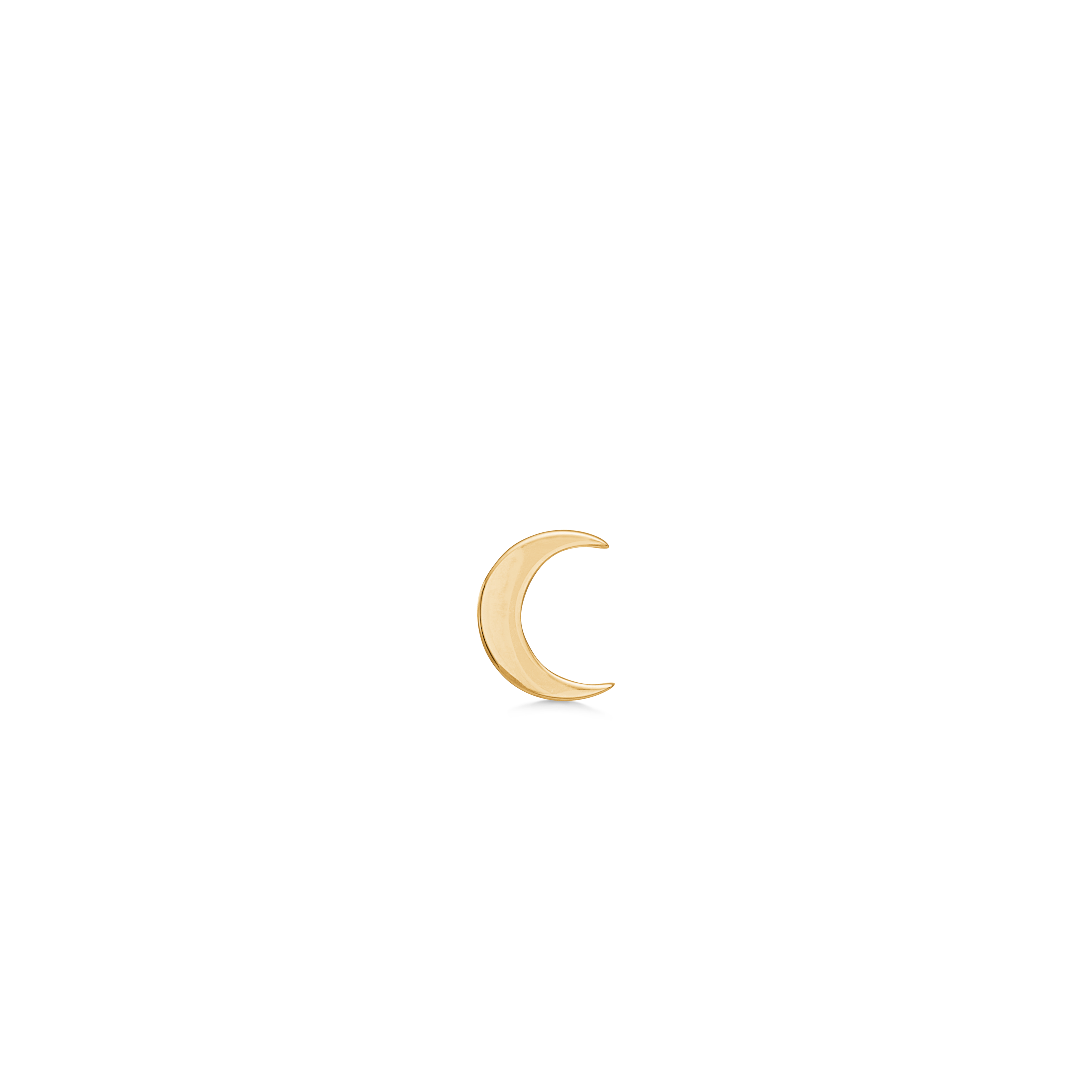 Symbols Half Moon ørering - 18kt Rødguld