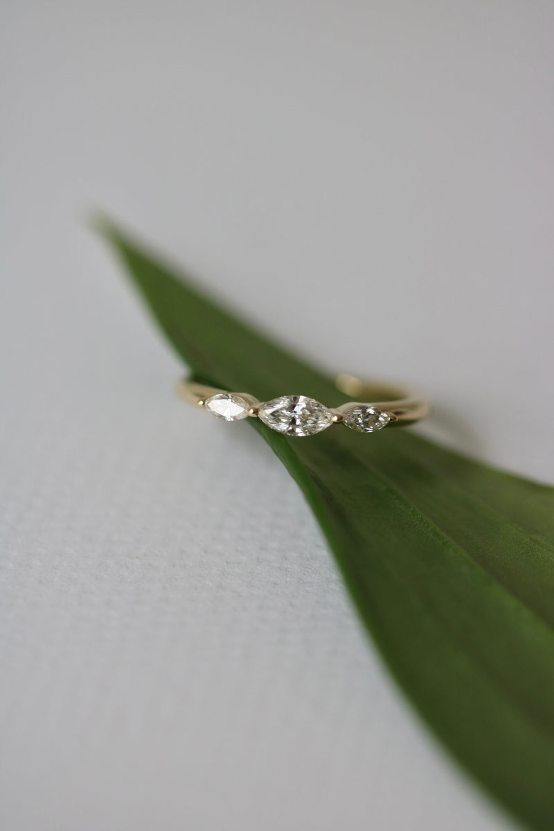 Meant to be her diamantring - 18kt Hvidguld