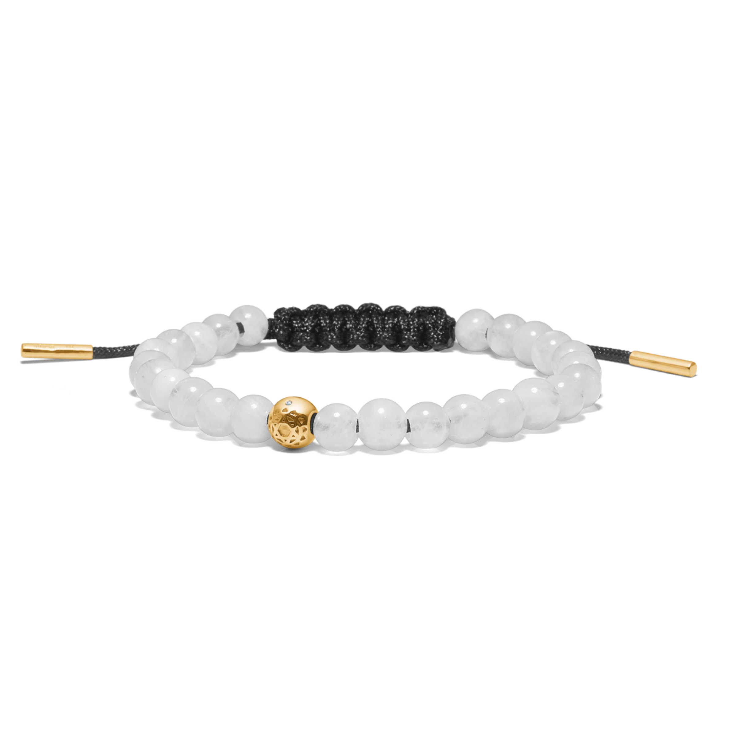 Inner Peace Krone Chakra armbånd - 18kt Rødguld