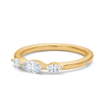 Meant to be her diamantring - 18kt Rødguld
