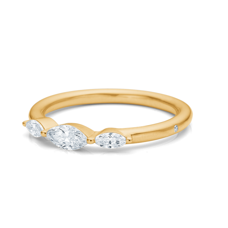 Meant to be her diamantring - 18kt Rødguld