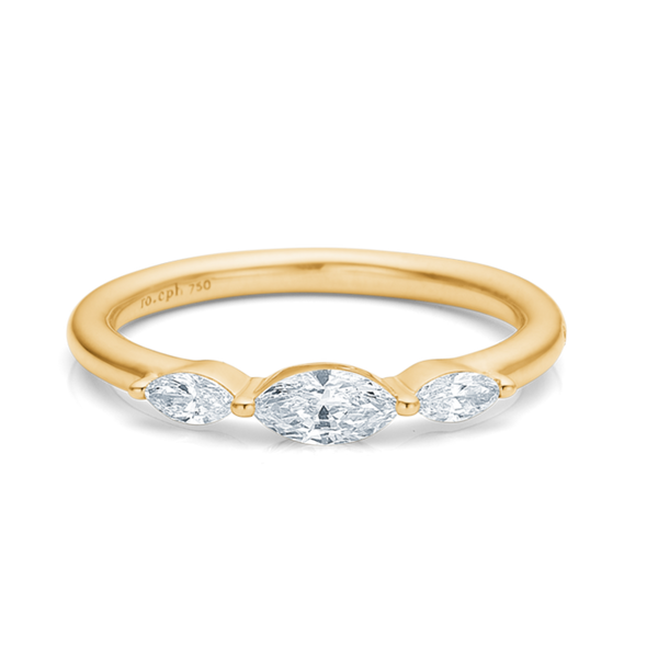 Meant to be her diamantring - 18kt Rødguld
