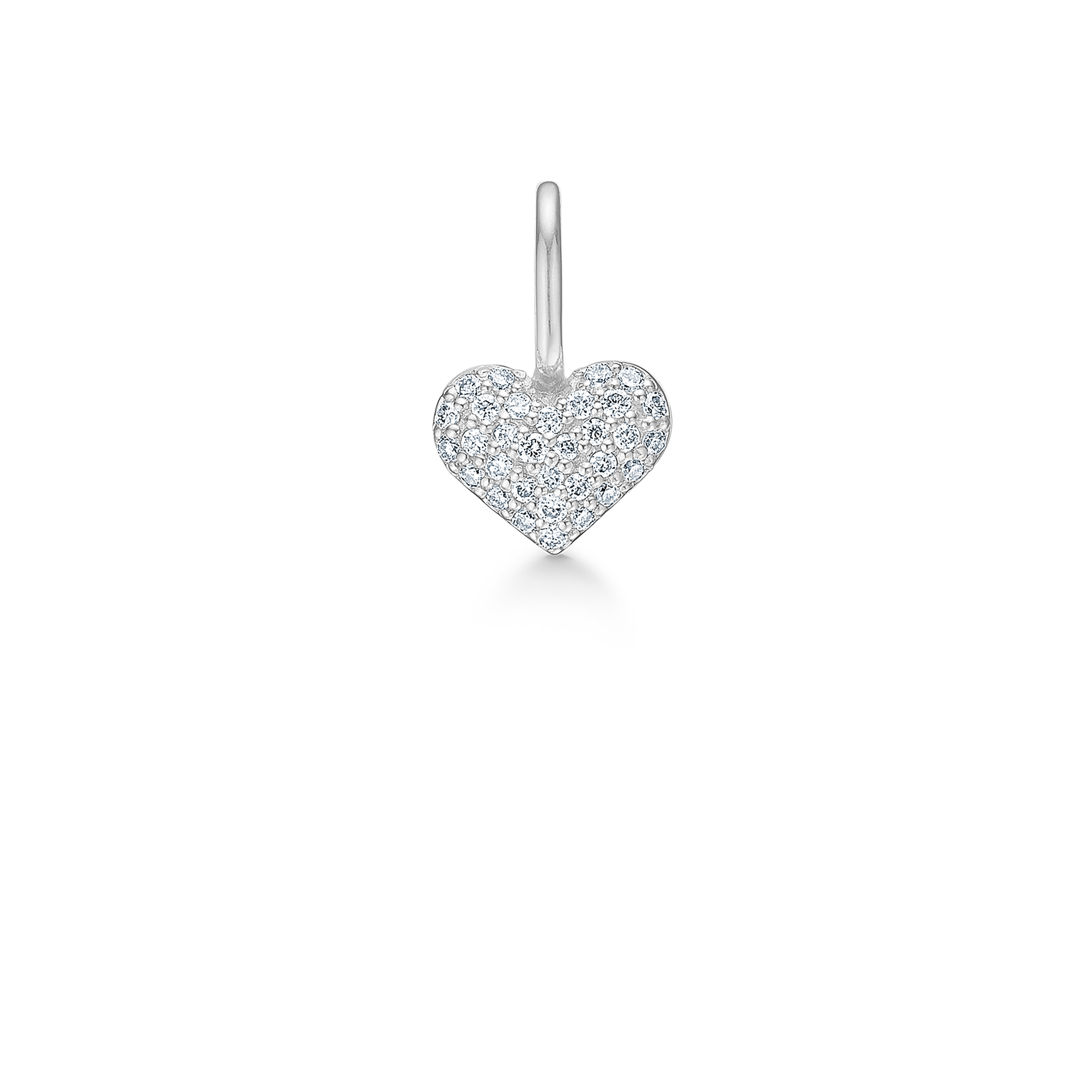 Symbols My Heart Diamant vedhæng - 18kt Hvidguld
