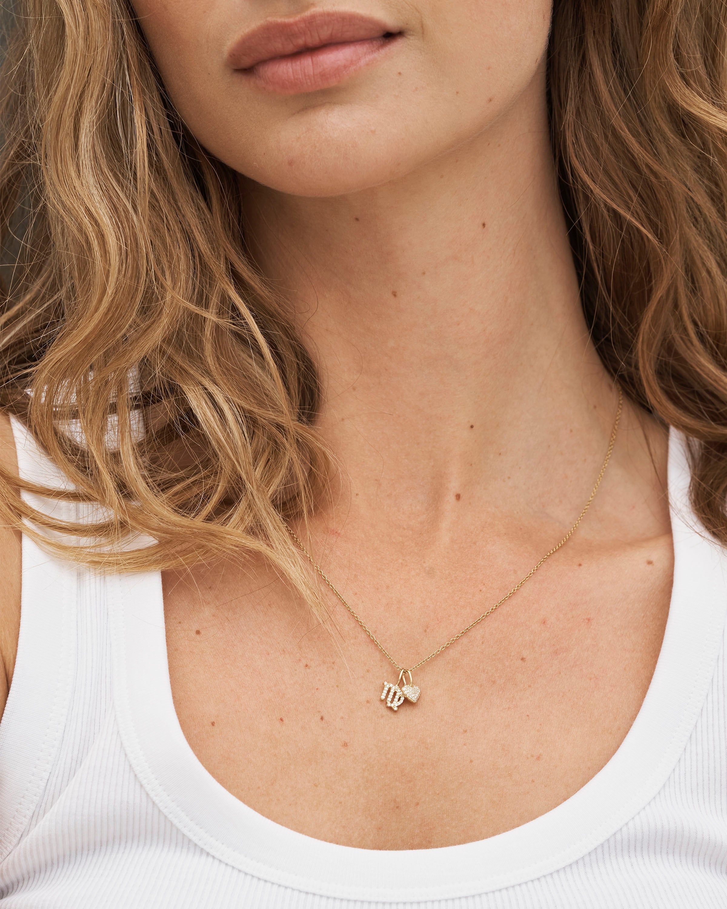 Symbols My Heart diamantvedhæng - 18kt Rødguld