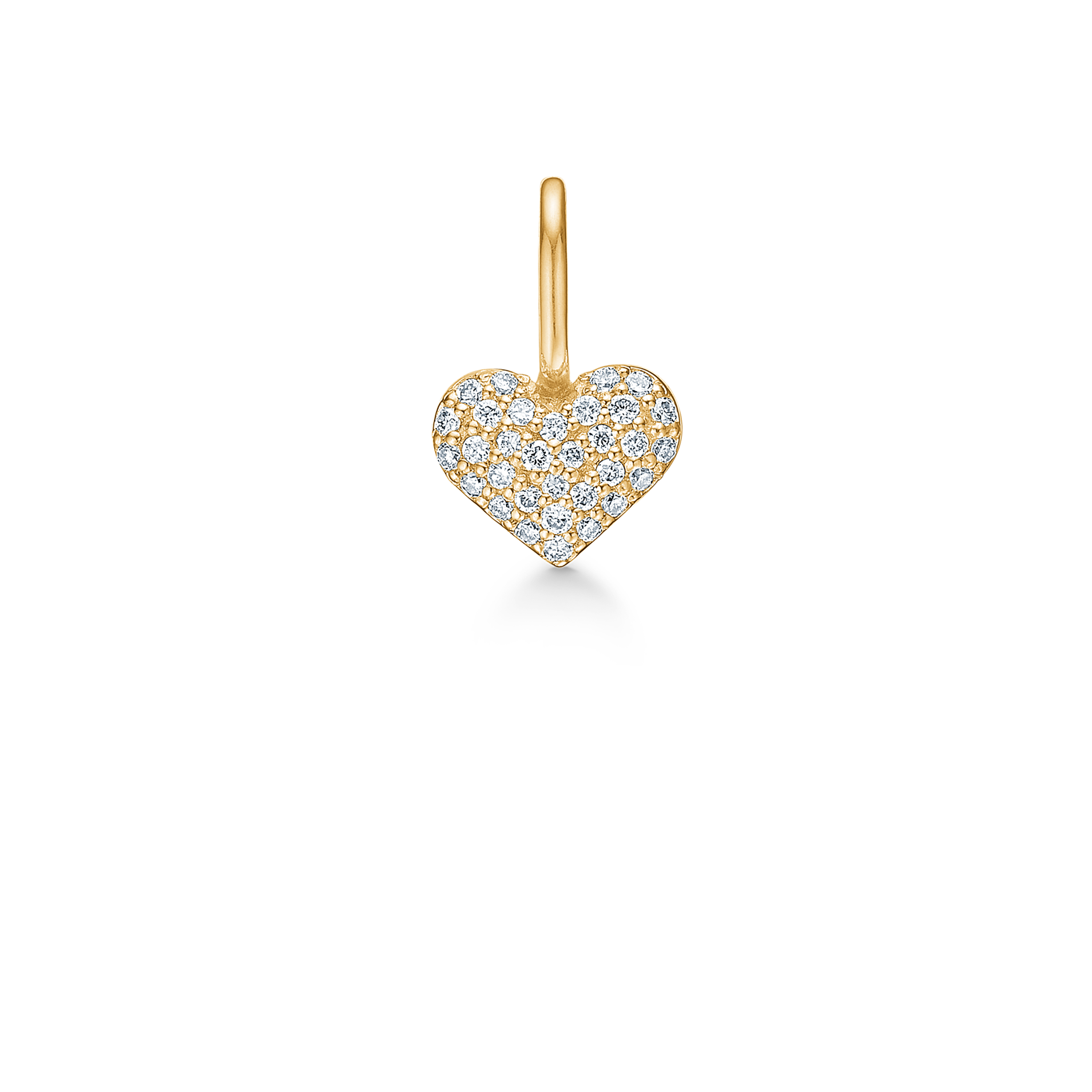 Symbols My Heart Diamant vedhæng - 18kt Rødguld