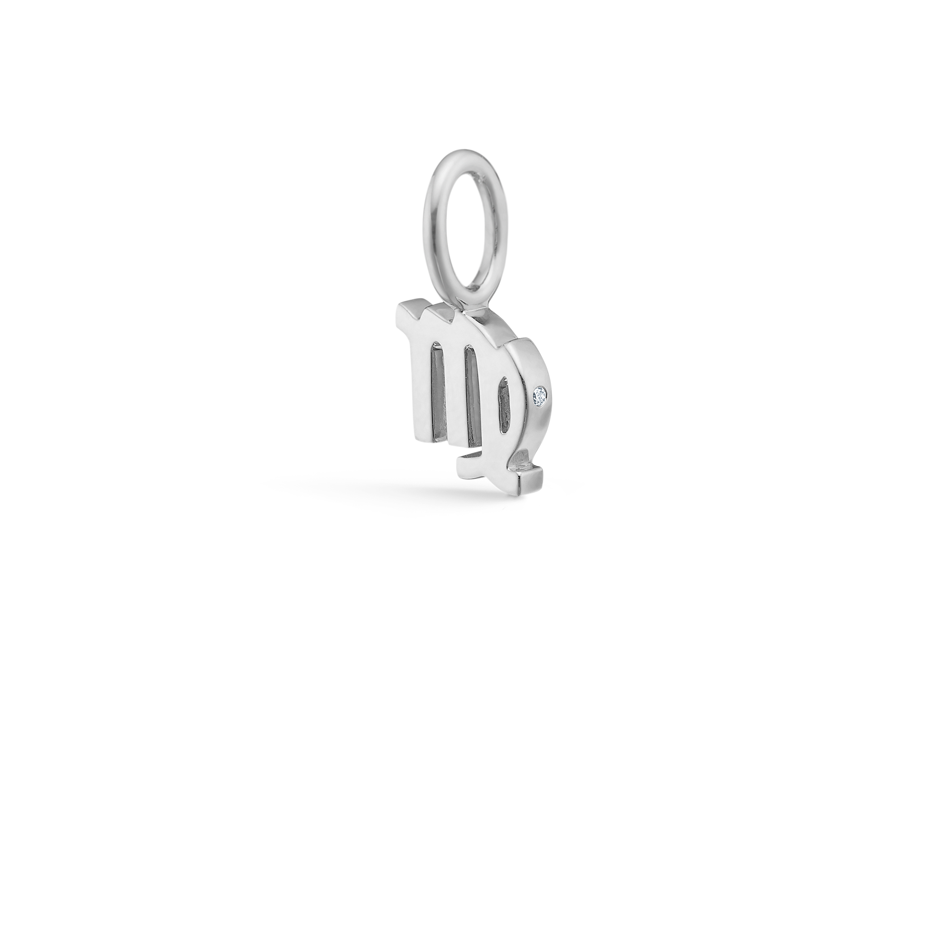 My Jomfru vedhæng- 18kt Hvidguld