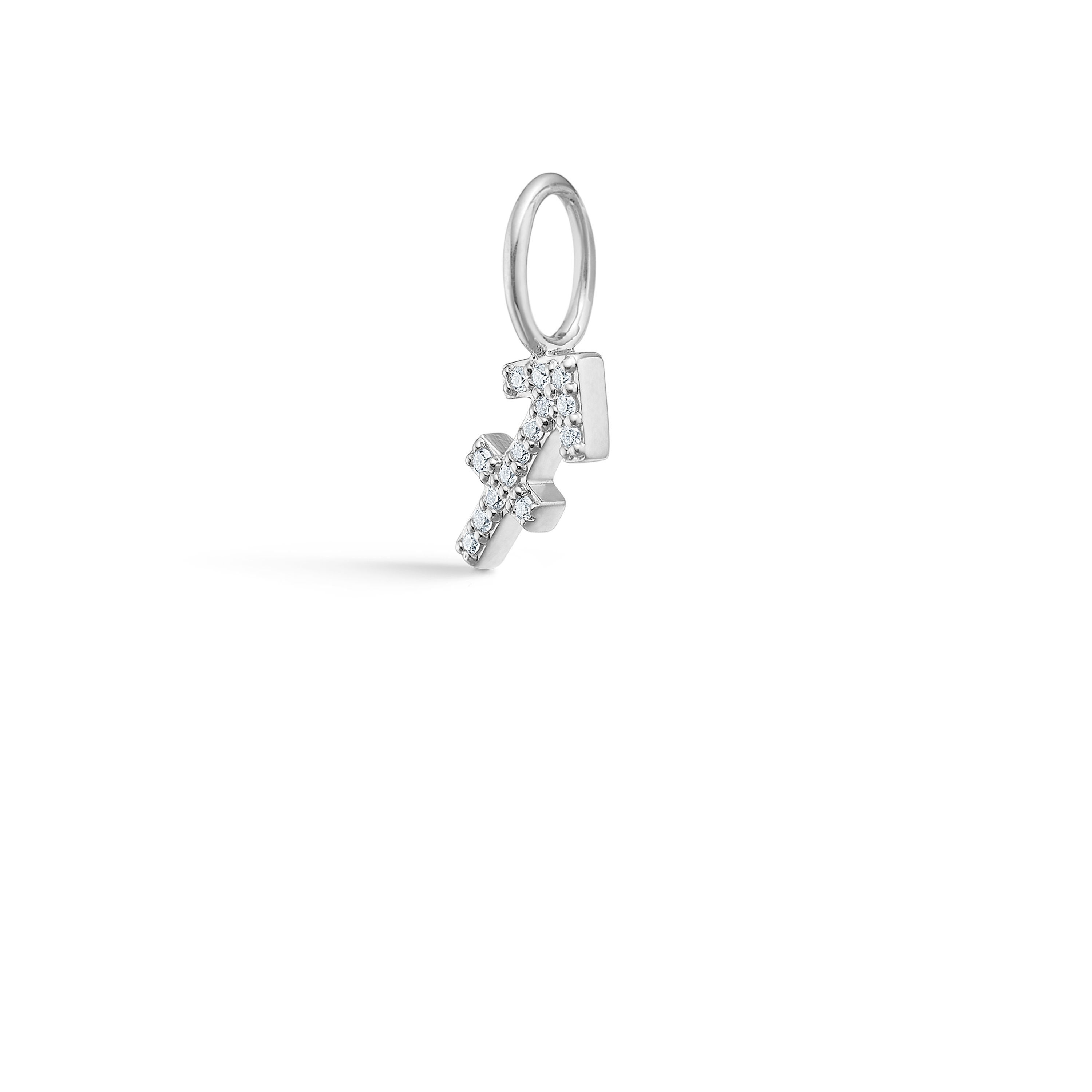 My Skytte diamant vedhæng - 18kt Hvidguld