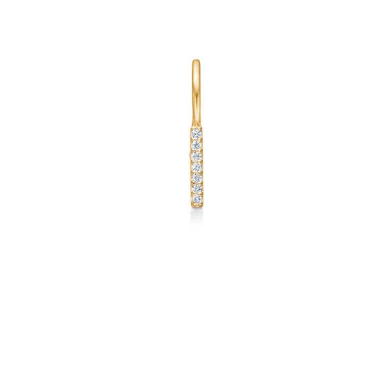 My I diamant vedhæng - 18kt Rødguld
