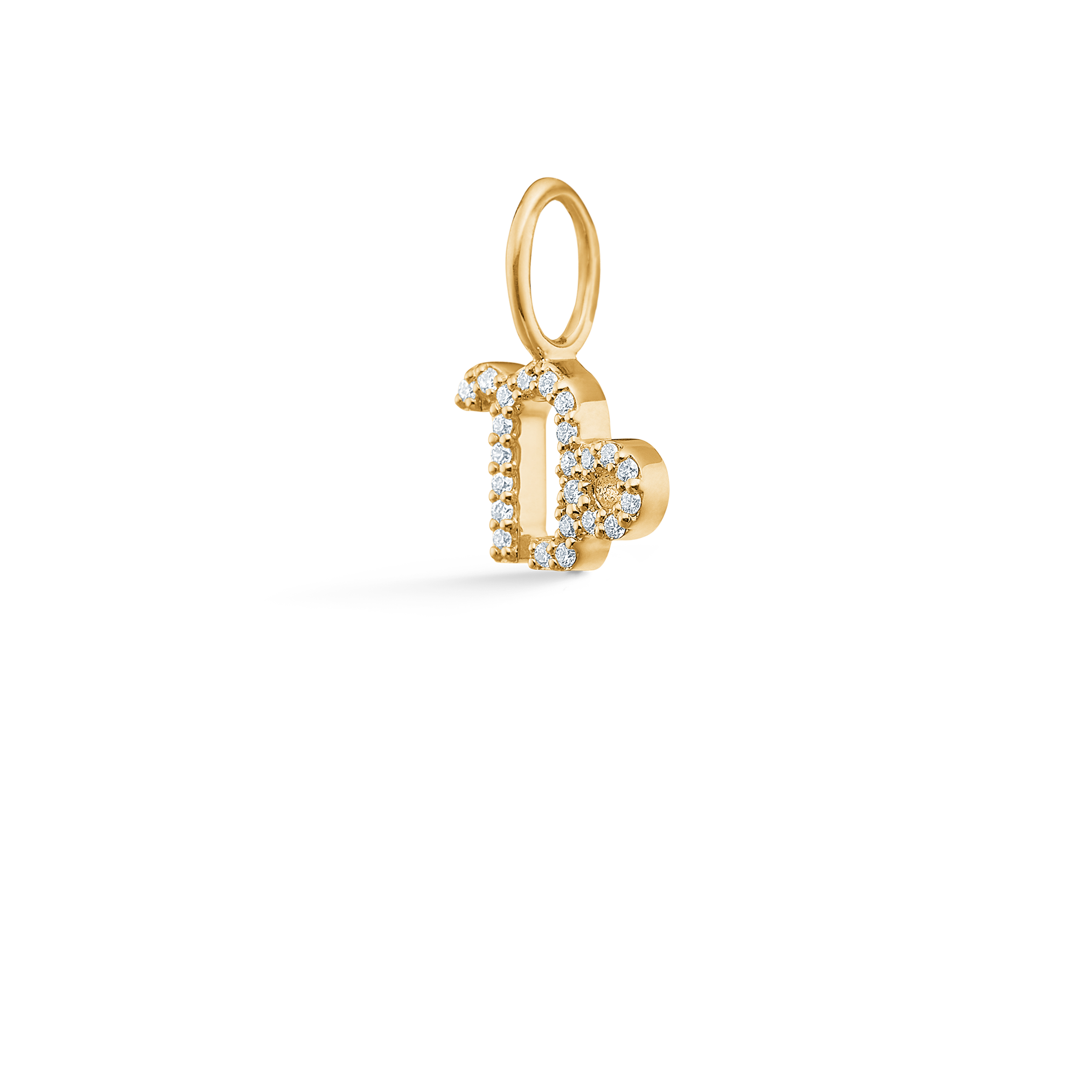 My Stenbuk diamant vedhæng - 18kt Rødguld