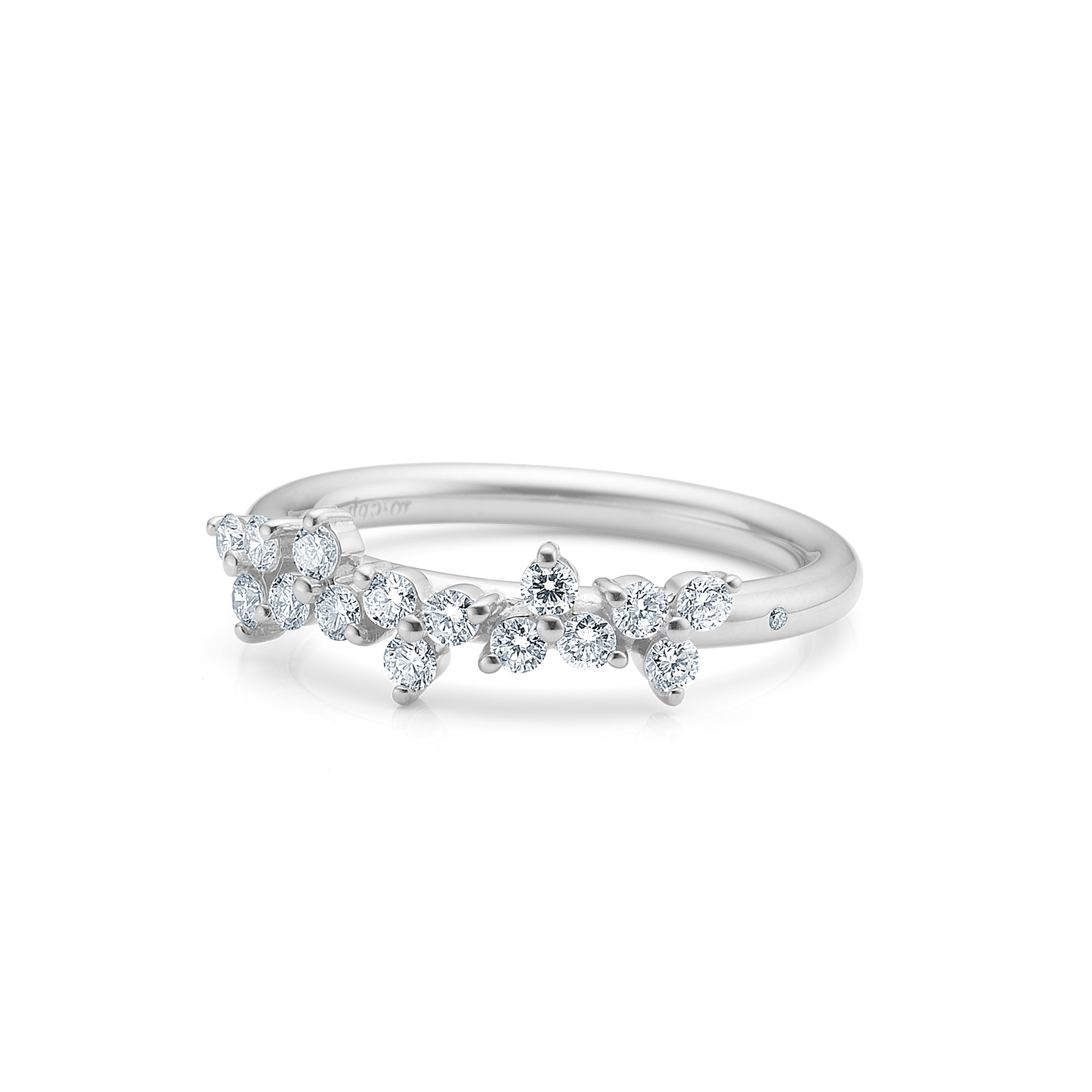 Fryd diamantring L - 18kt Hvidguld