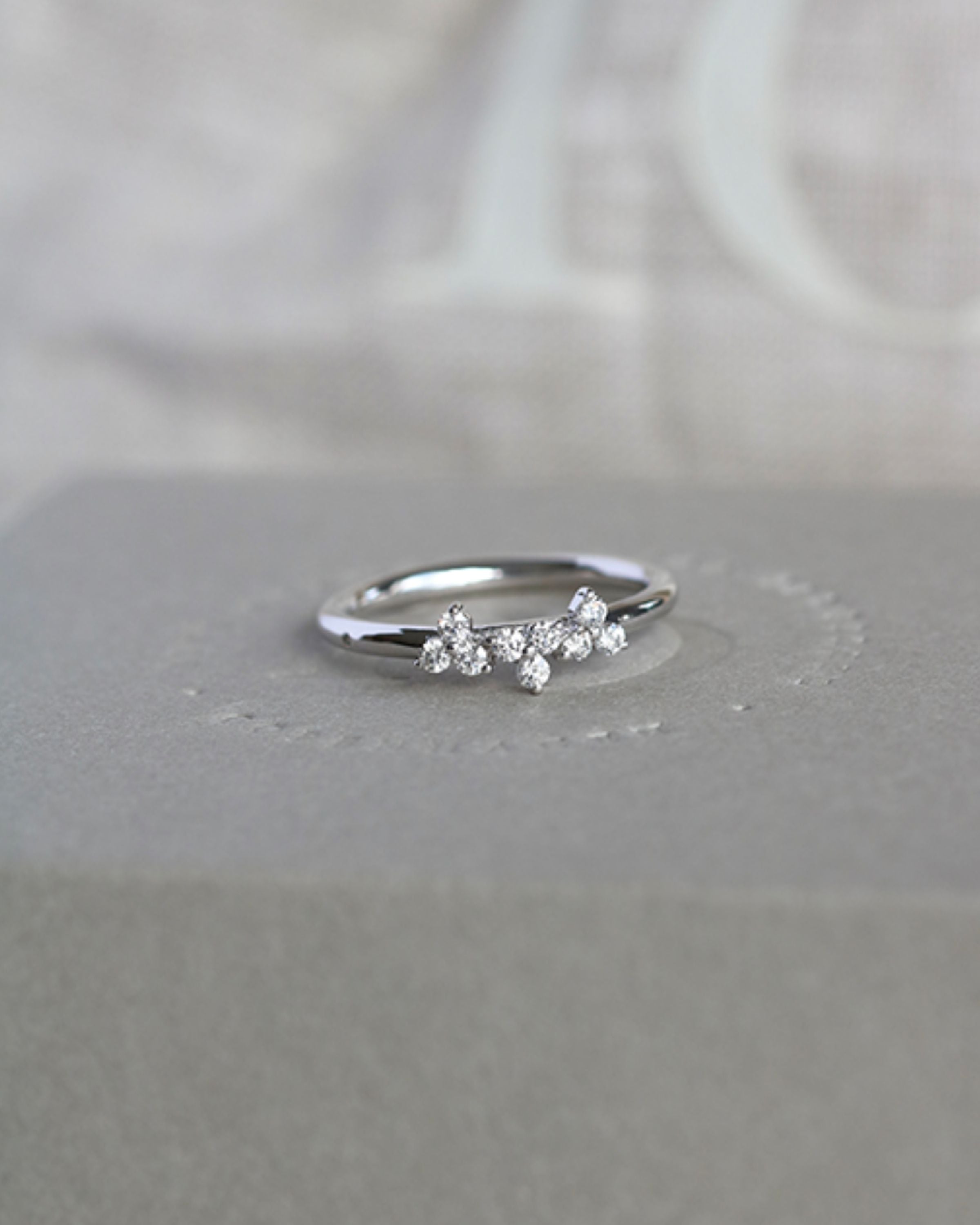 Fryd diamantring M - 18kt Hvidguld