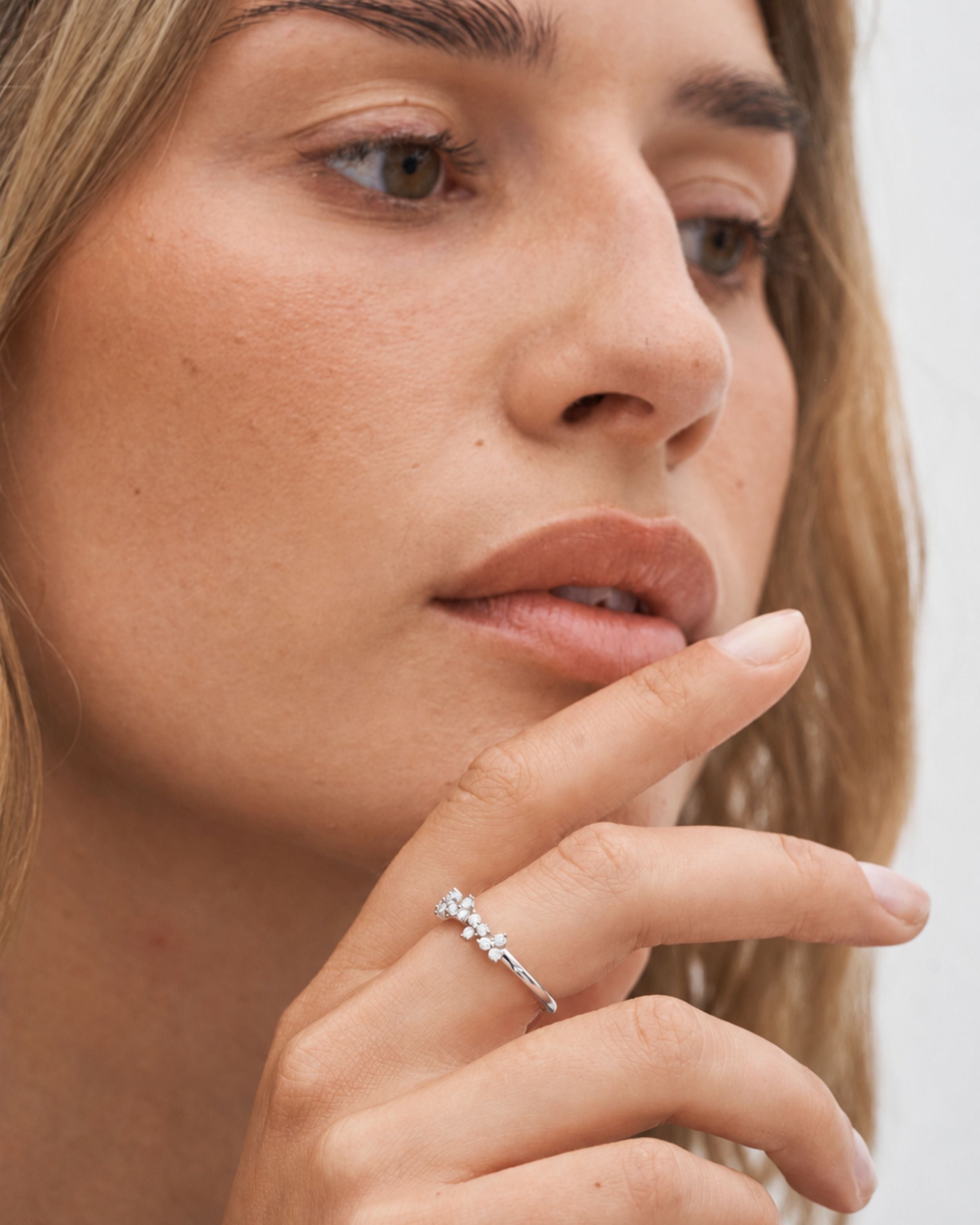Fryd diamantring II - 18kt Hvidguld