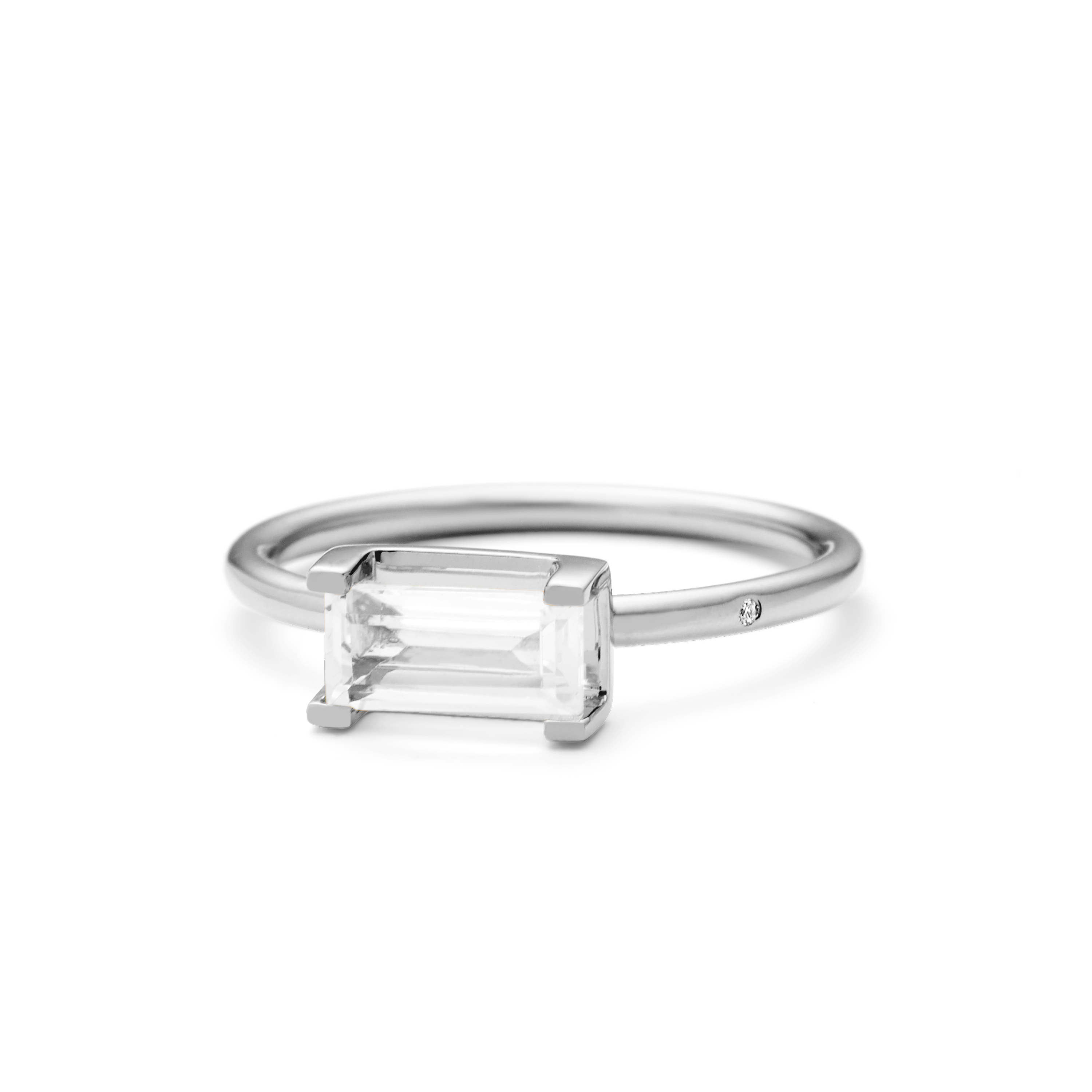 Nord White ring - 18kt Hvidguld