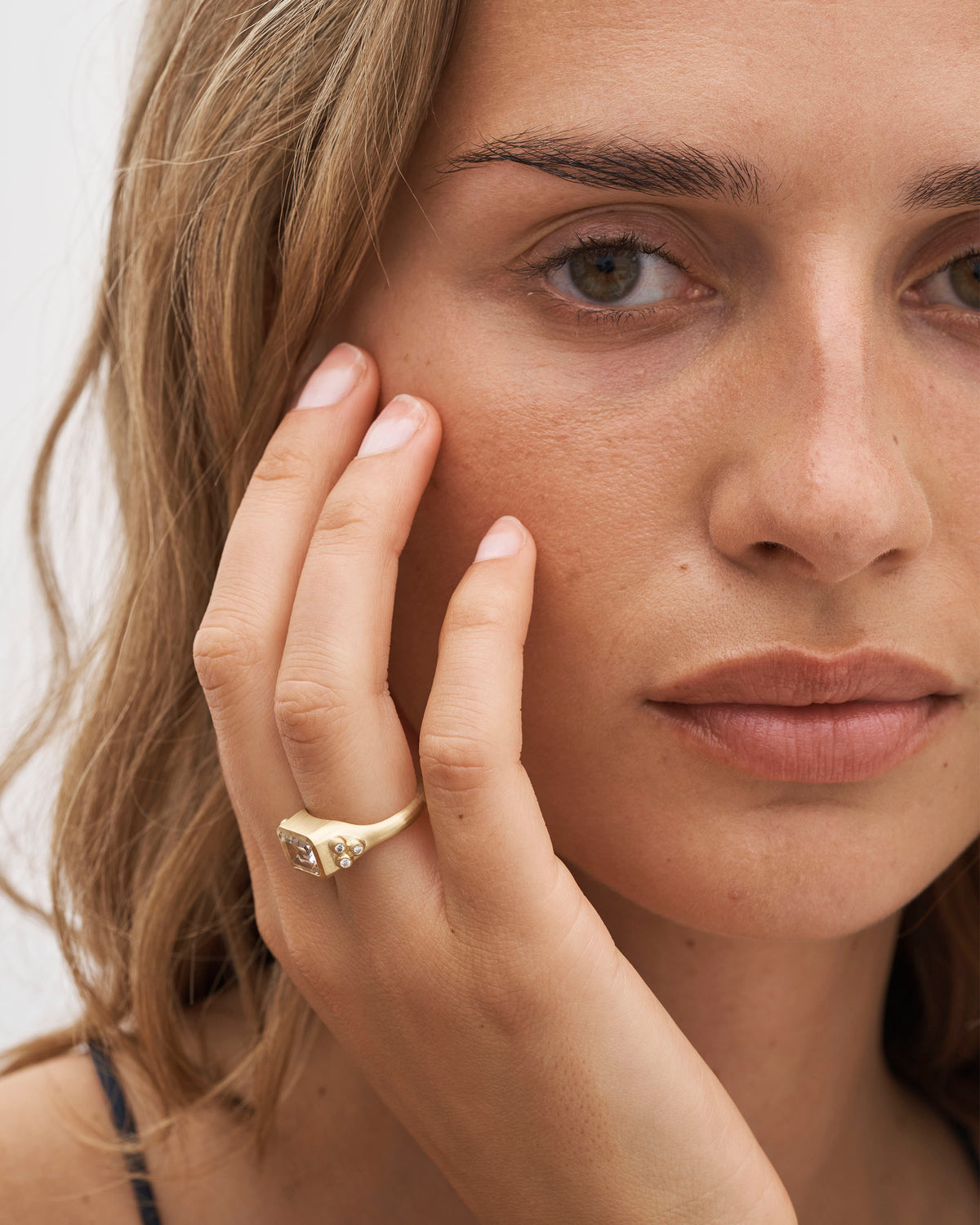 Orbit Octagon ring - 18kt Rødguld