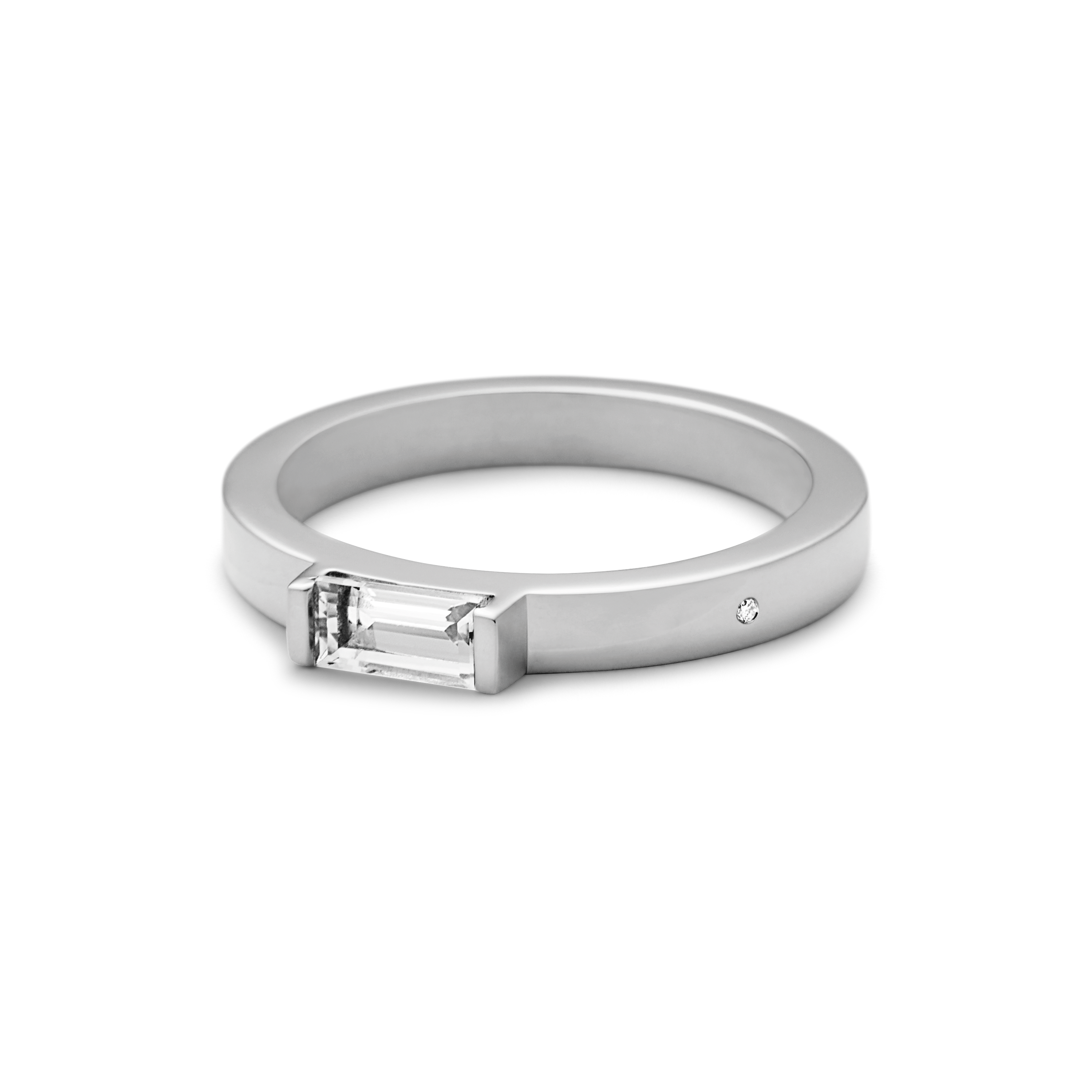 Meant to Be Her True Love band - 18kt Hvidguld