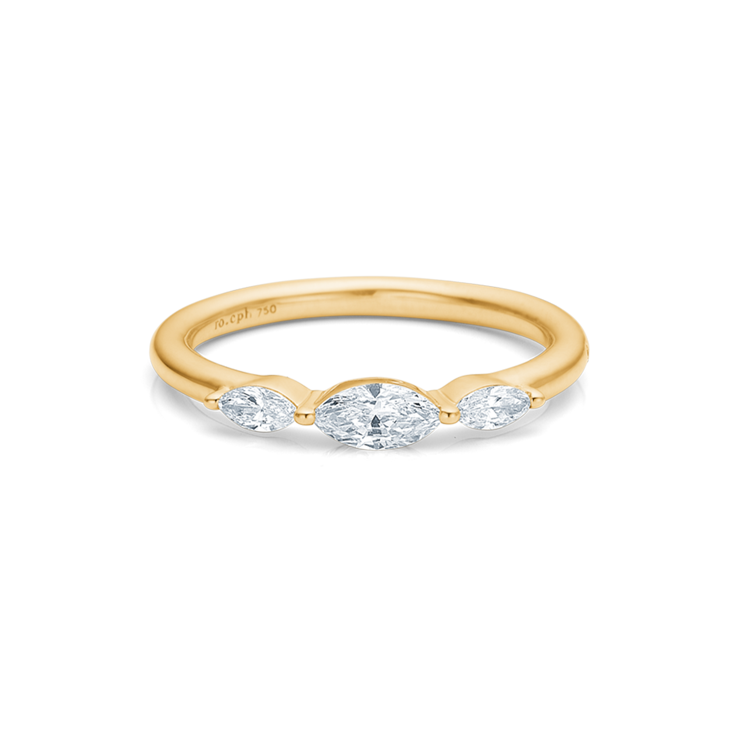 Meant to be her diamantring - 18kt Rødguld