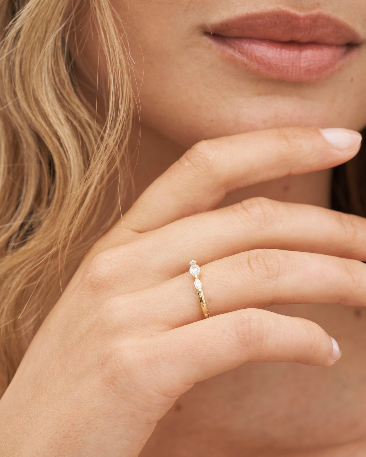 Meant to Be Her Promise ring - 18kt Rødguld