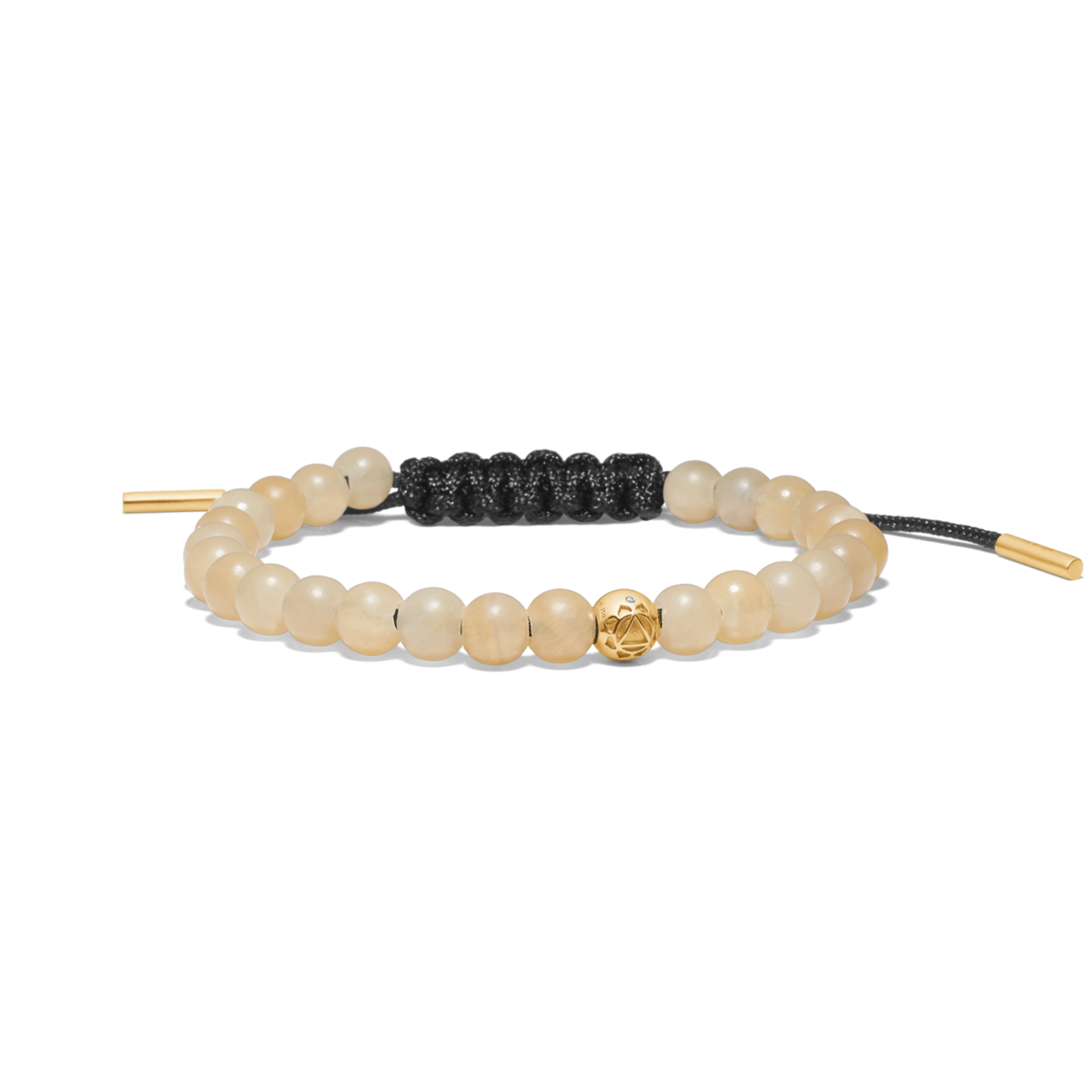 Inner Peace Solar Plexus Chakra armbånd - 18kt Rødguld