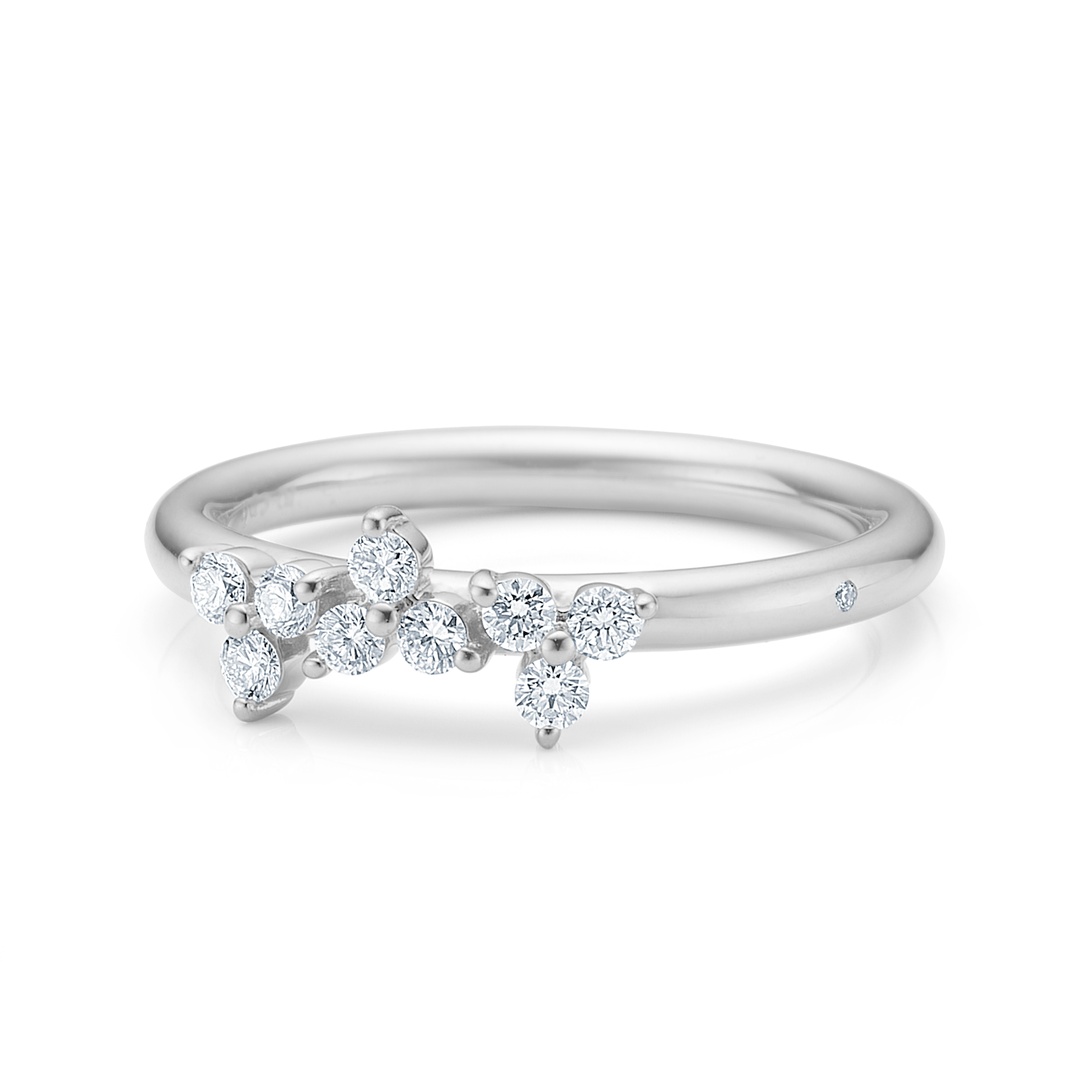 Fryd diamantring M - 18kt Hvidguld