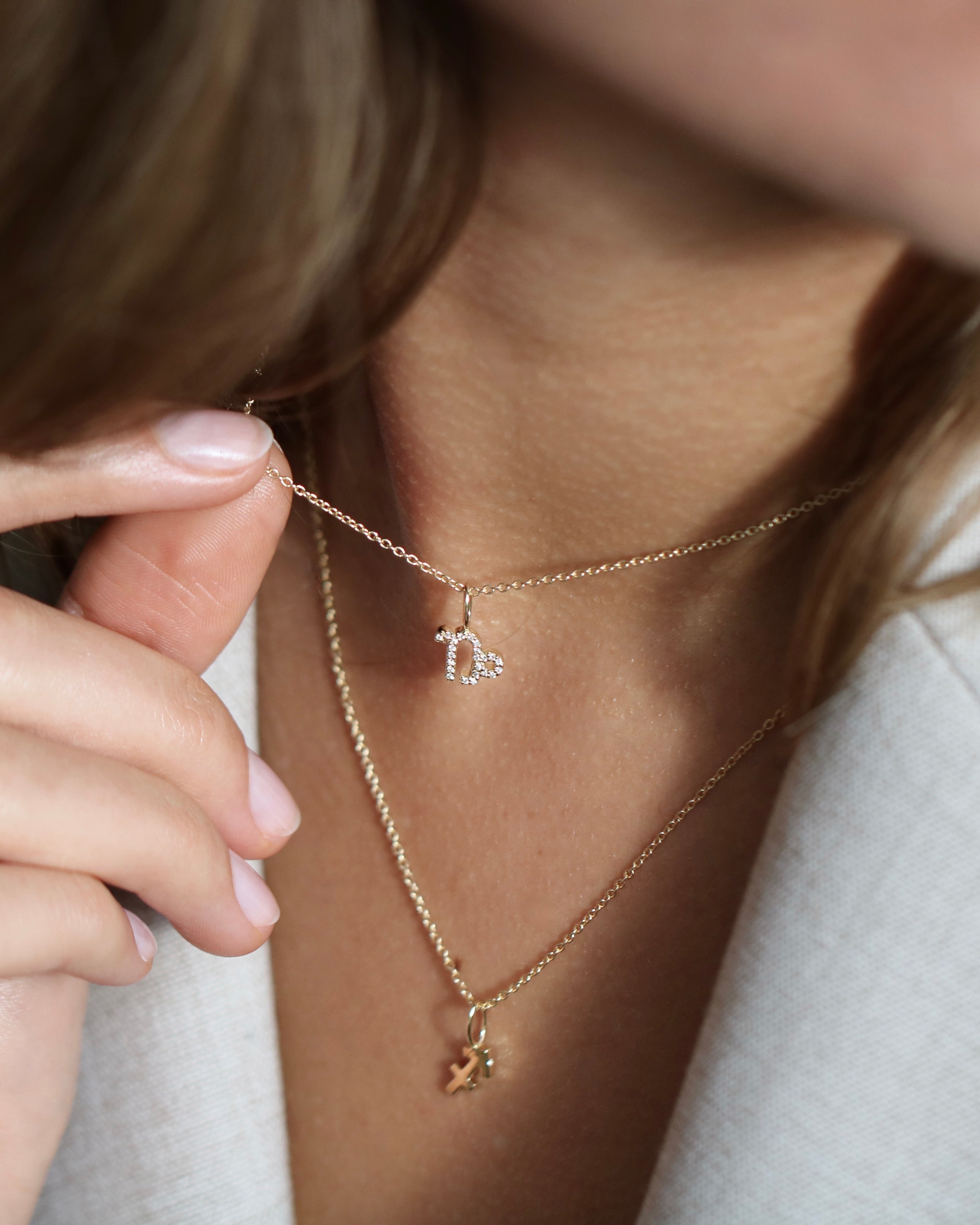 My Stenbuk vedhæng - 18kt Rødguld