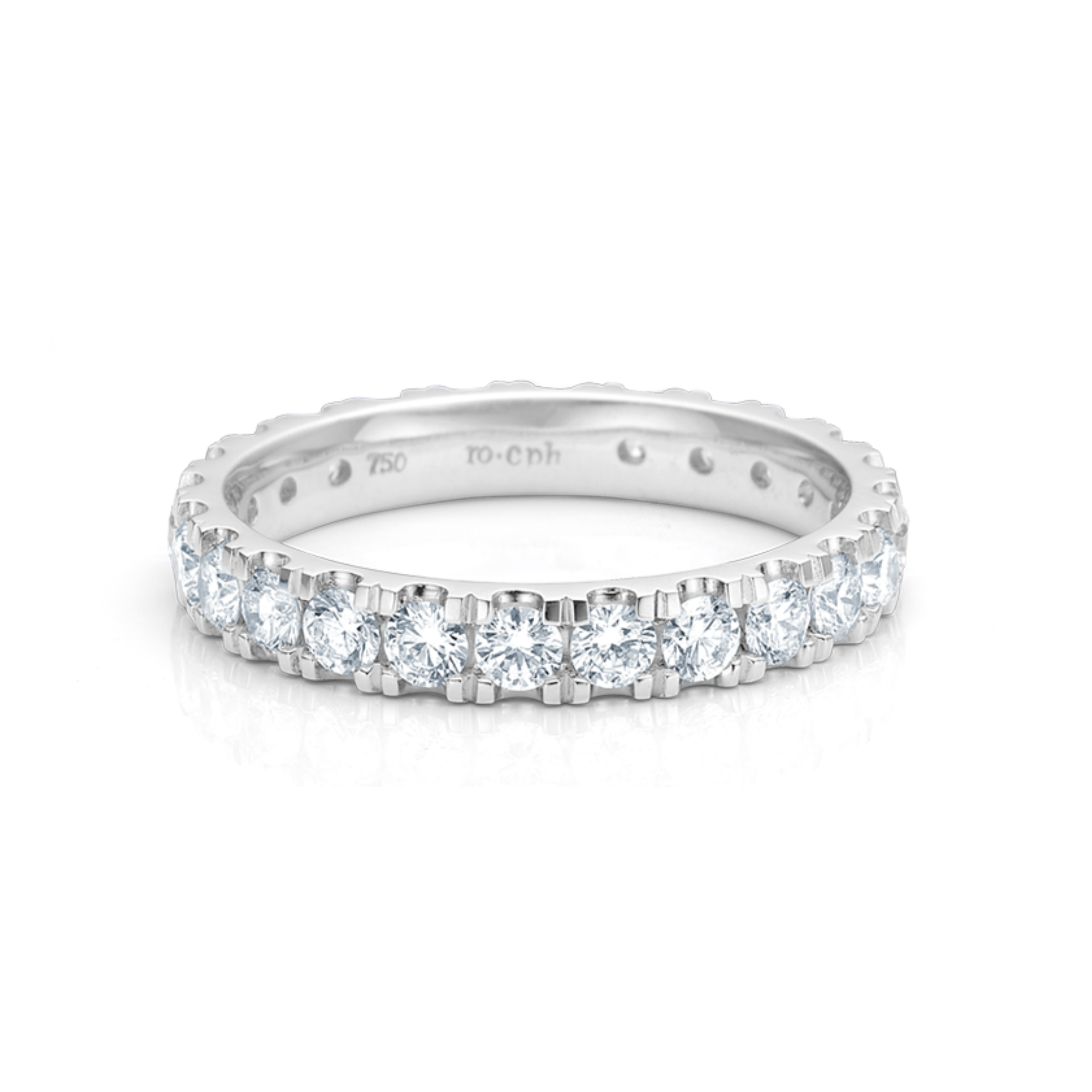 Meant to be her classic diamantring - 18kt Hvidguld