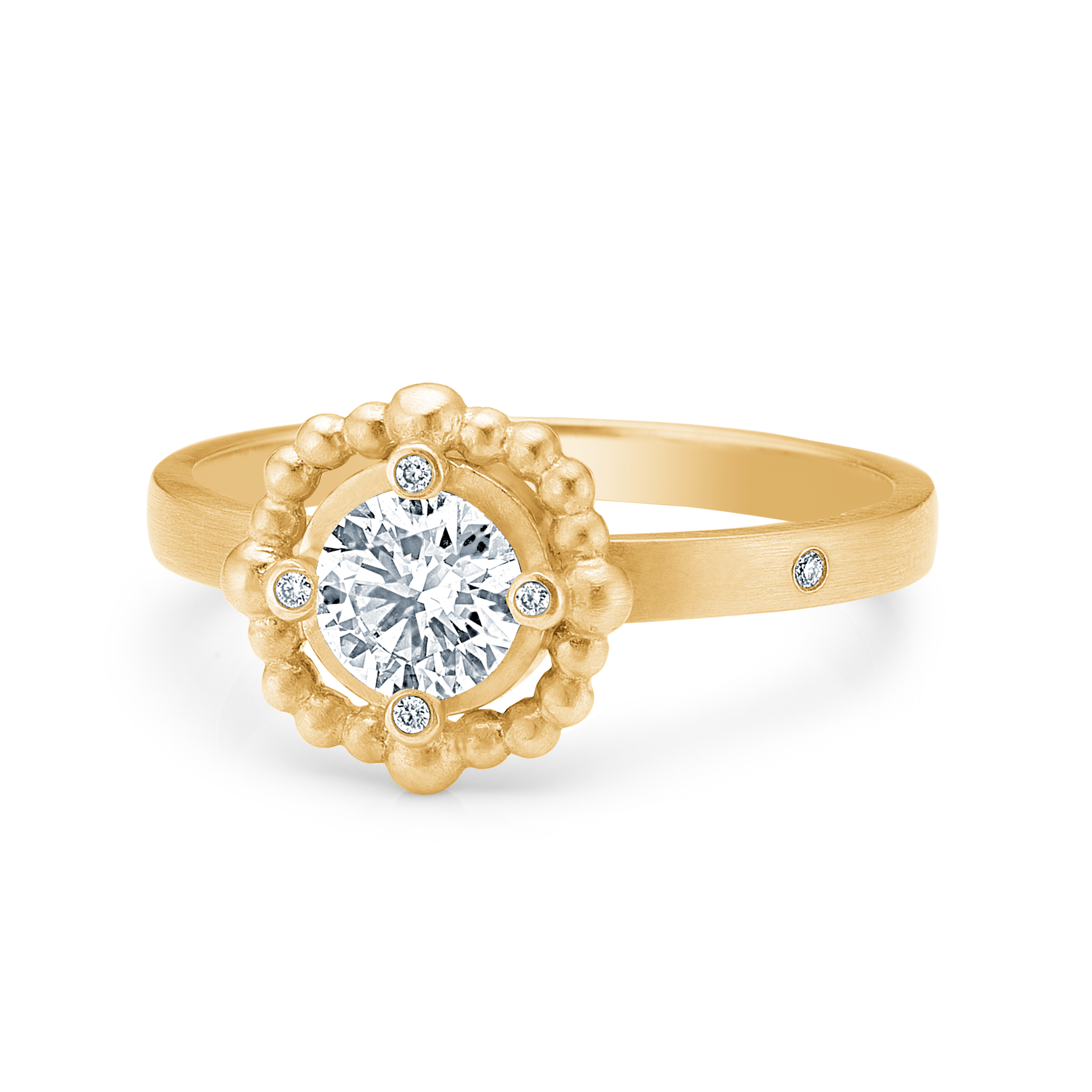 Meant to be Diamantring - 18kt Rødguld