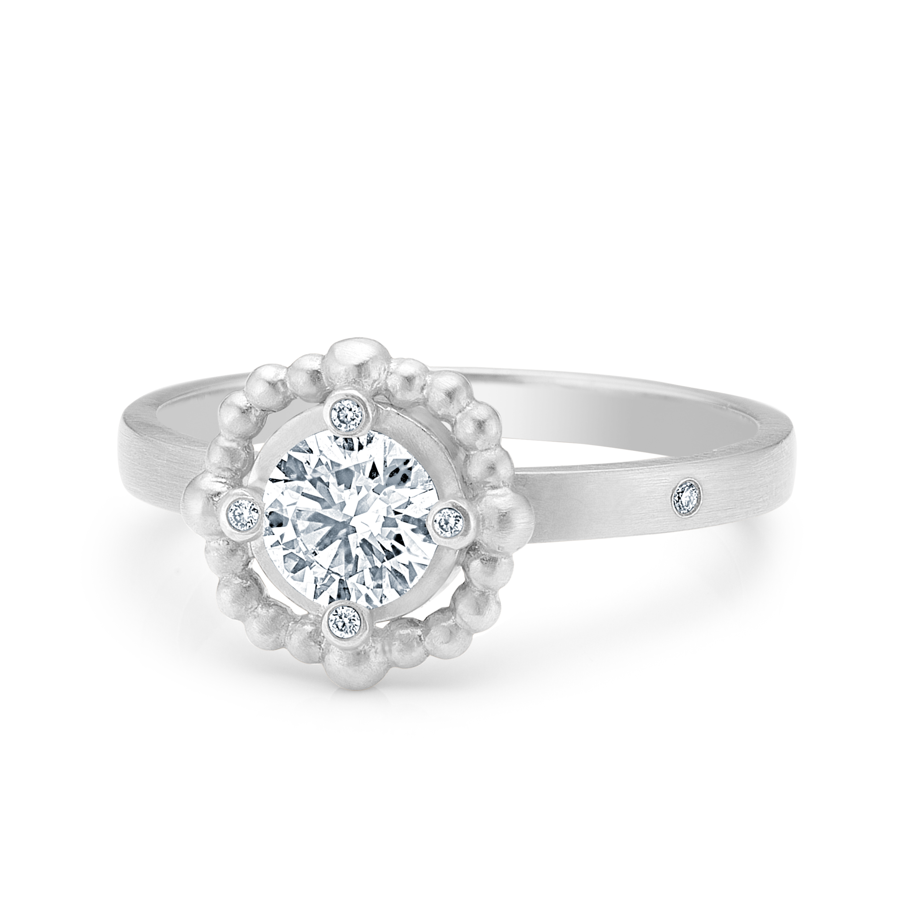 Meant to be Diamantring - 18kt Hvidguld