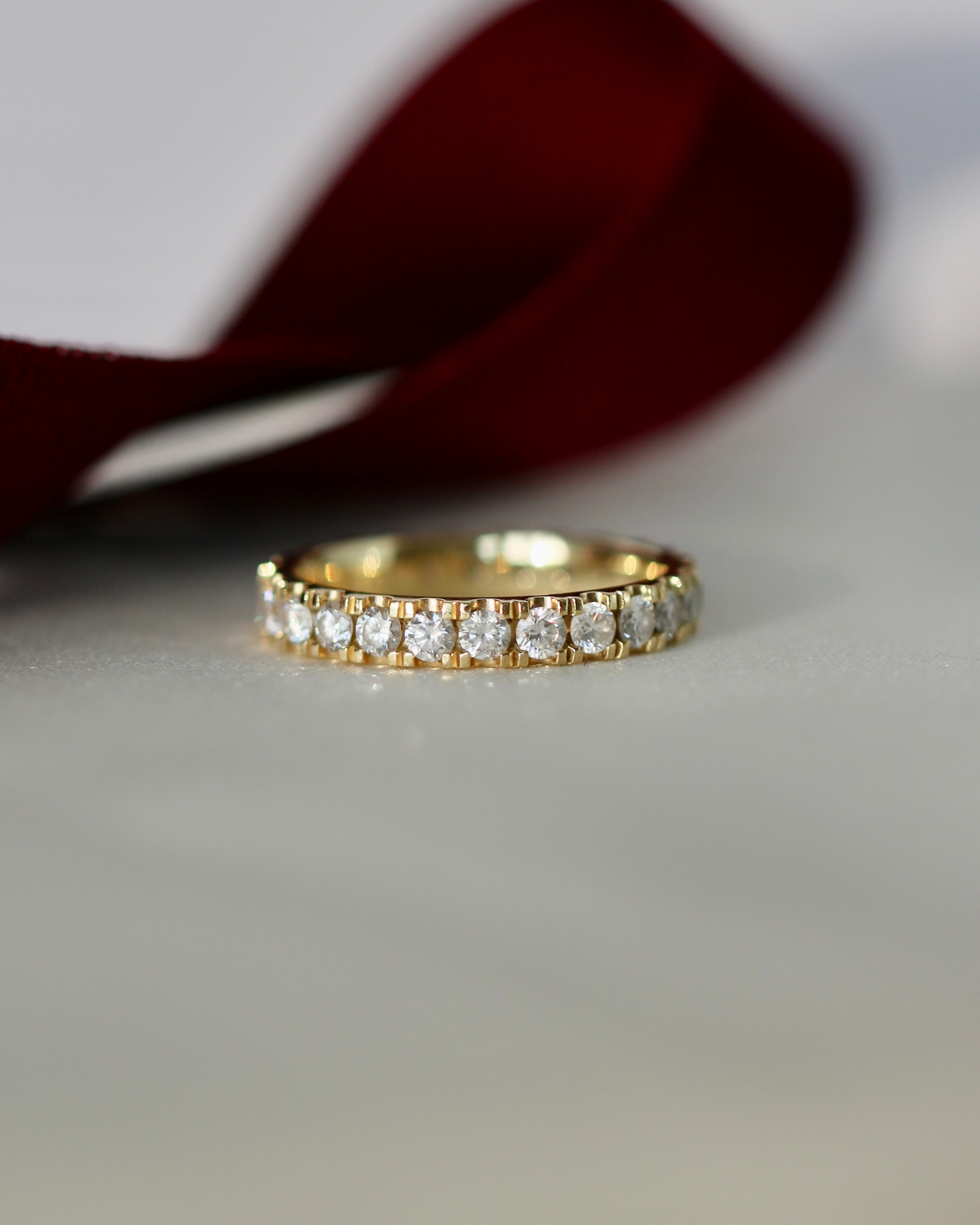 Meant to Be Her Classic diamantring - 18kt Rødguld